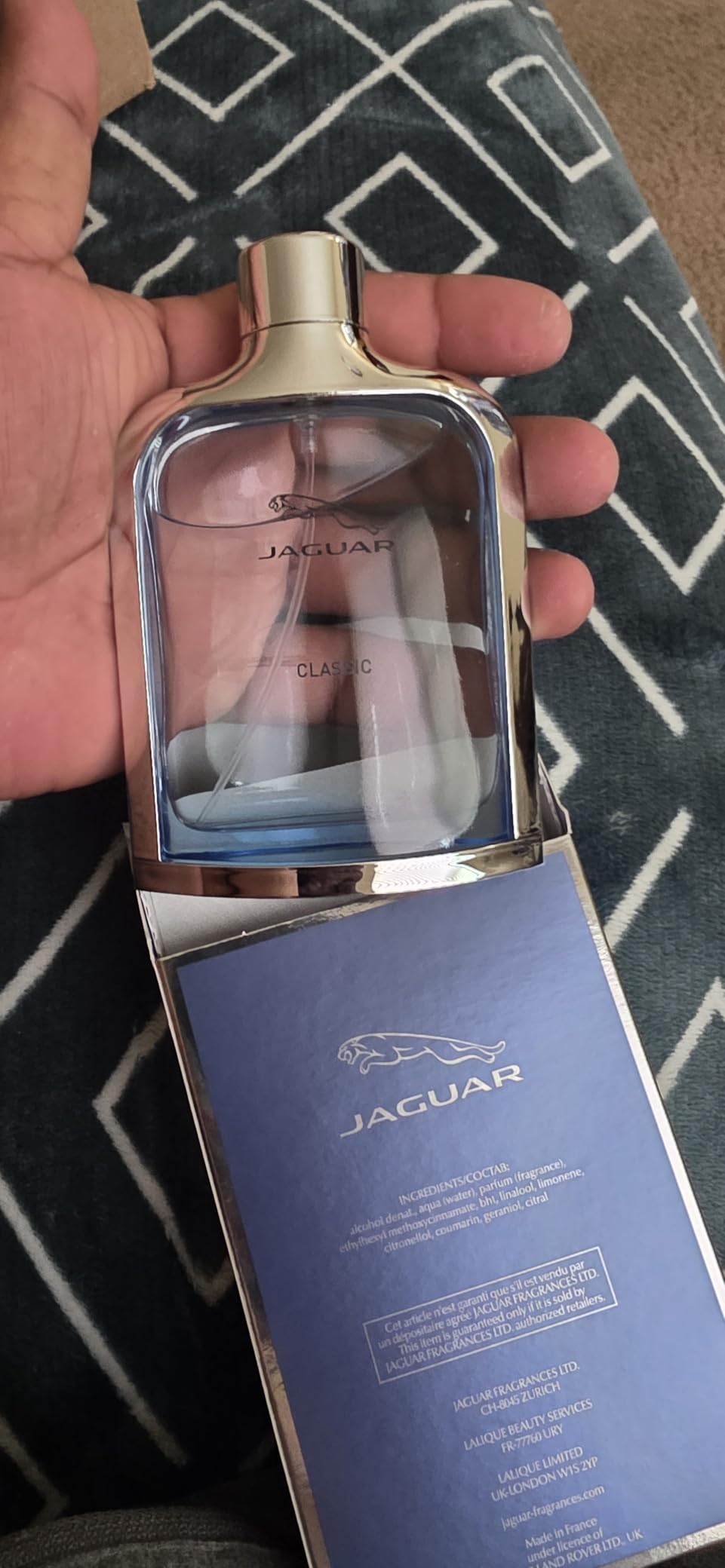 Jaguar Classic Blue by Jaguar for men Eau De Toilette Spray,3.4 Ounce