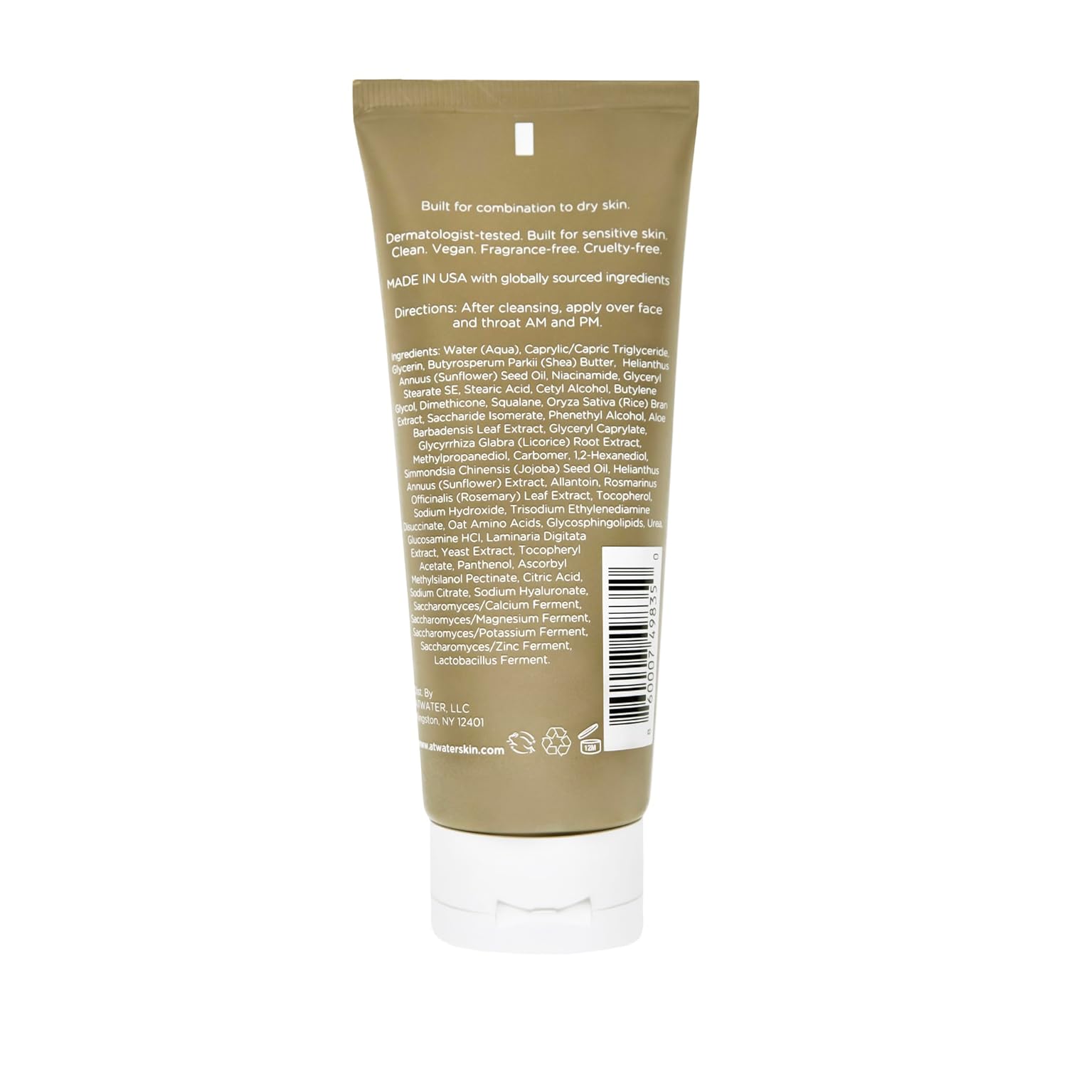 ATWATER Heavy Armor Men's Facial Moisturizer, Intensive Hydrating & Anti-Aging Formula with Niacinamide and Shea Butter for Dry Skin - 3.4 oz - Image 2