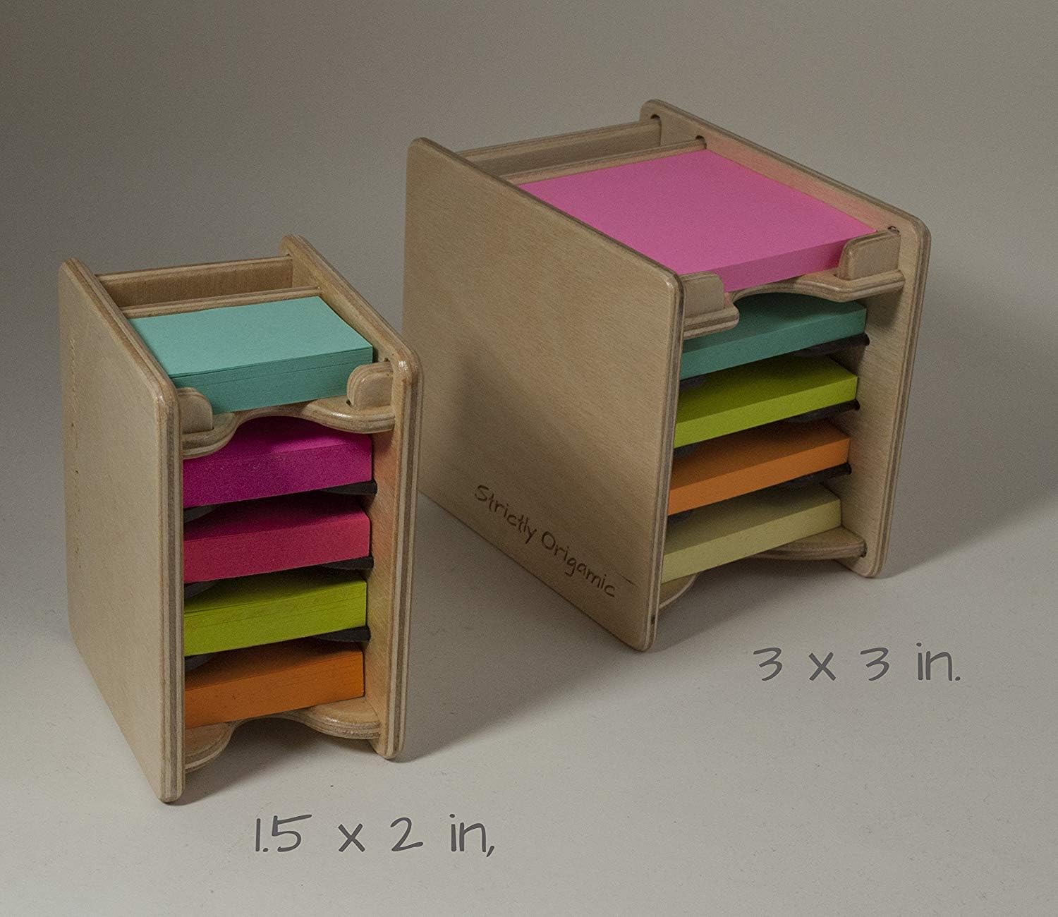 Sticky Notes Pad (3x3) and Pen Holder/Organizer (Pads NOT Included)