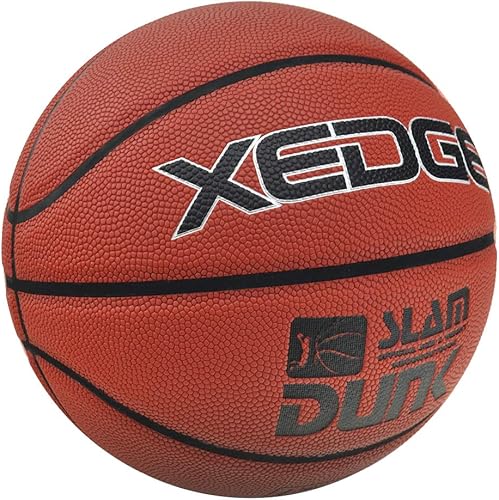 Miniatura 3 de XEDGE Baloncesto Tamaño 5/6/7 Compuesto Cuero Callejero Baloncesto Baloncesto Interior Exterior Juego Bola con Aguja, Bomba y Bolsa de Transporte