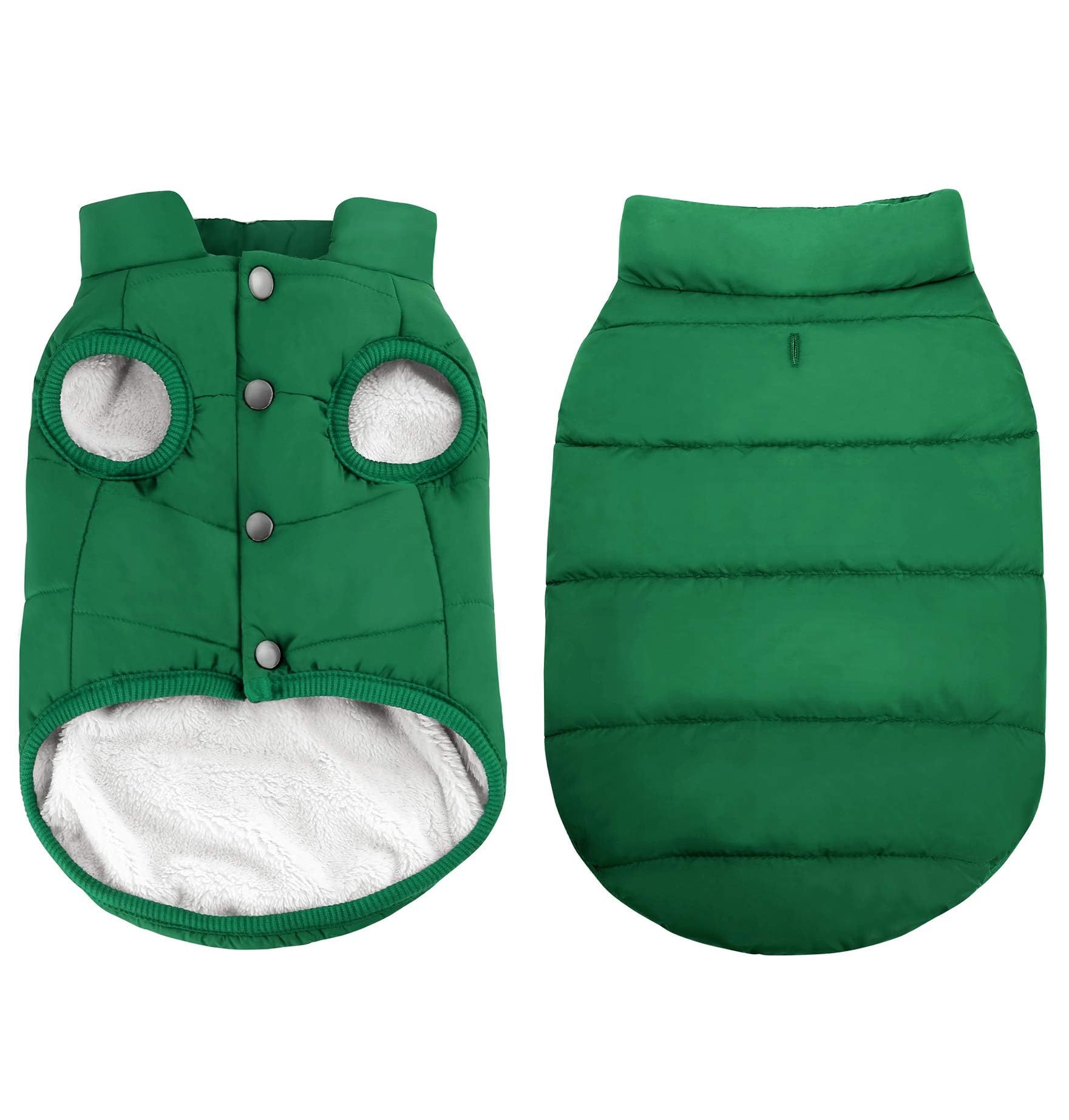 Dog Winter Coat Dog Fleece Puffer Jacket for Small Medium Large Dogs