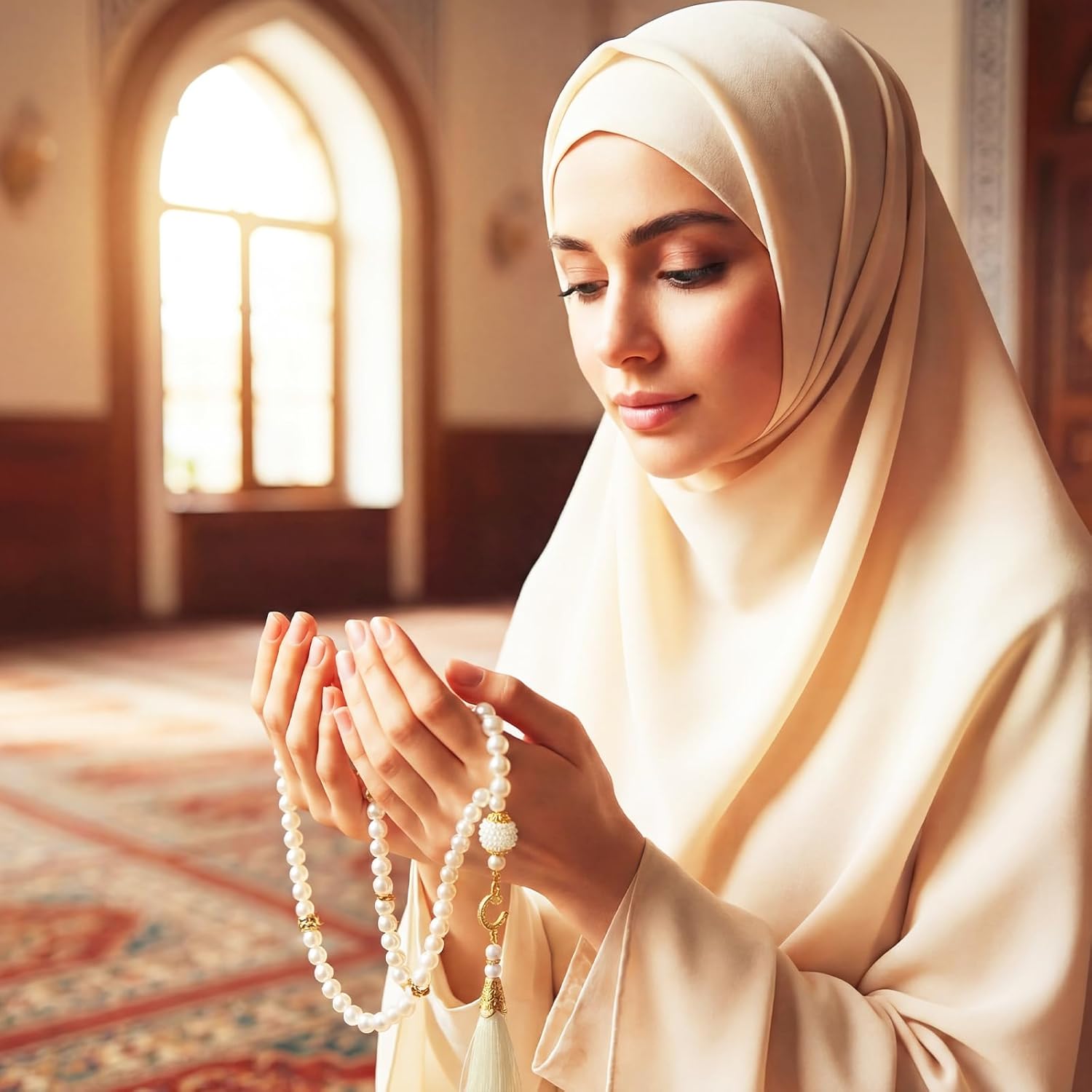 Cunno 24 Sets Muslim Prayer Beads Islamic Eid Gifts with Bows, Bags Tasbeeh Islamic Prayer Beads Bulk Party Favors Muslim Festival Rosary Religious Jewelry Favors for Ramadan Hajj Wedding - Image 5