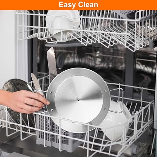 Miniatura 6 de Al Pastor - Brocheta para parrilla, sartén giroscópica extragrande de 13 pulgadas con separador de grasa, soporte de asador brasileño con 5 picos y