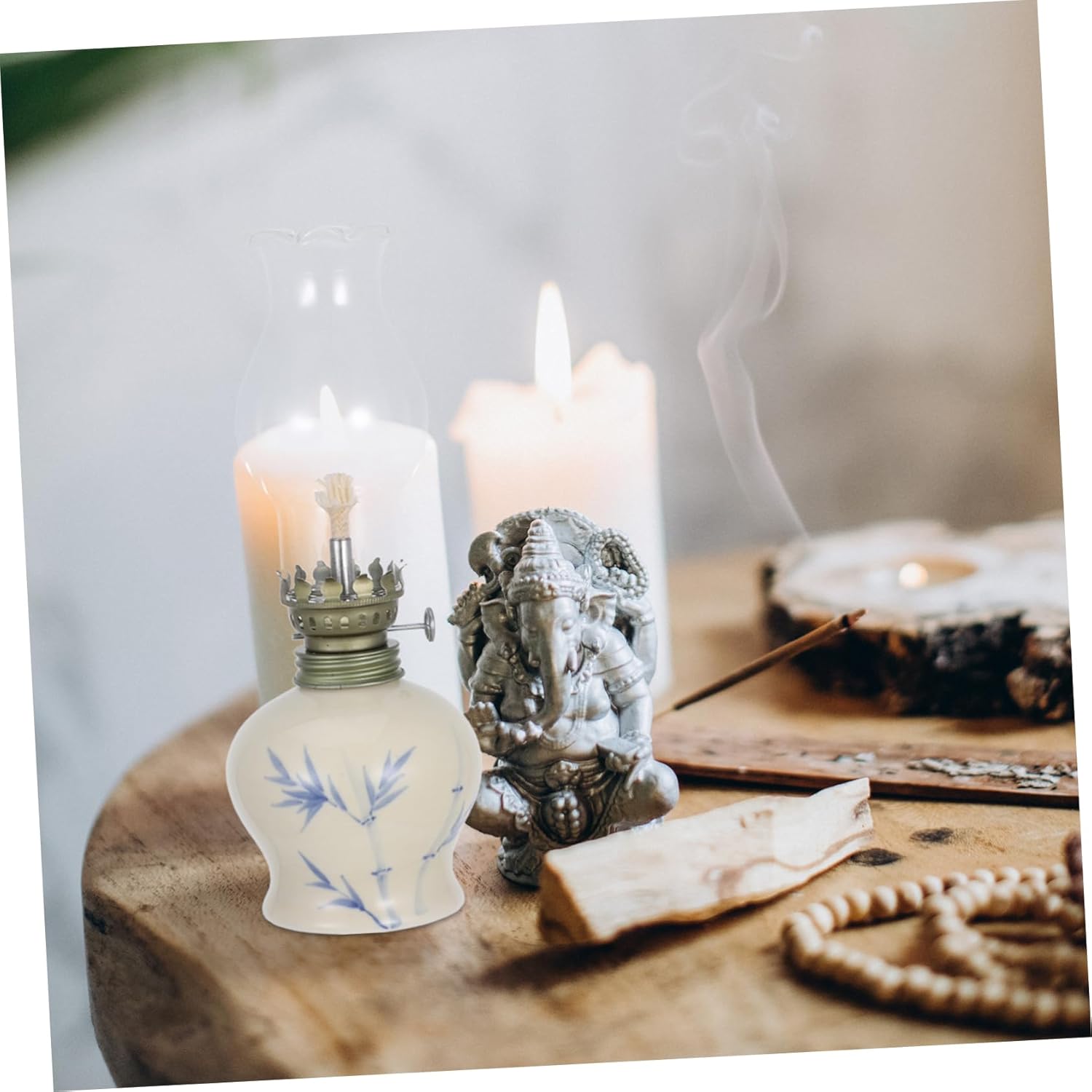 Retro Style Refillable Glass Kerosene Lamp Led Emergency Oil Lamp for Home