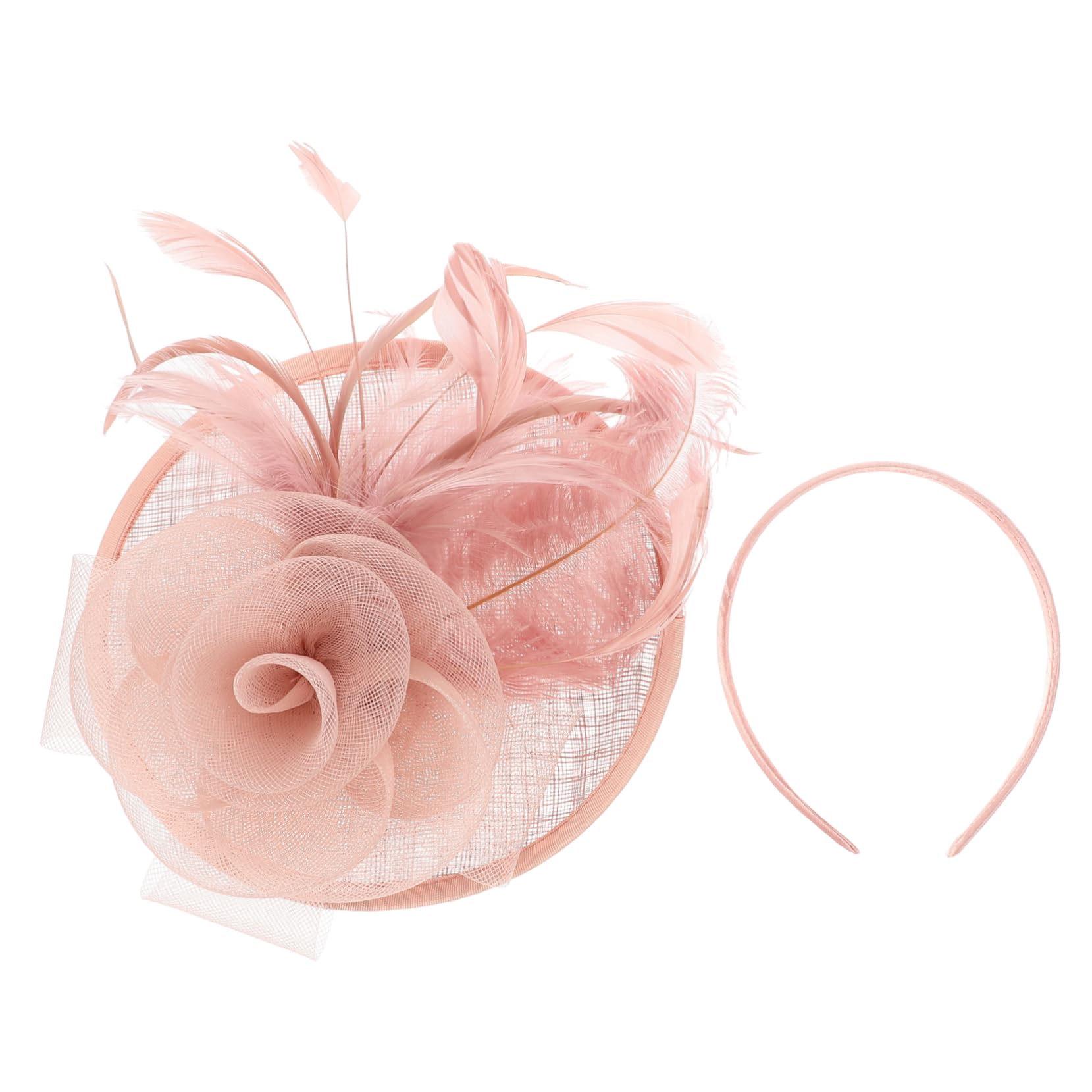 VALICLUD 4sets Fascinator per Donne Cappello Elegante per Feste Cerimonie e Party Teatrali con Accessori per Matrimonio e Cocktail