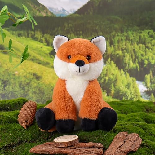 Miniatura 3 de Apricot Lamb Juguetes de peluche de zorro, suave, perfecto para niñas y niños, zorro amarillo