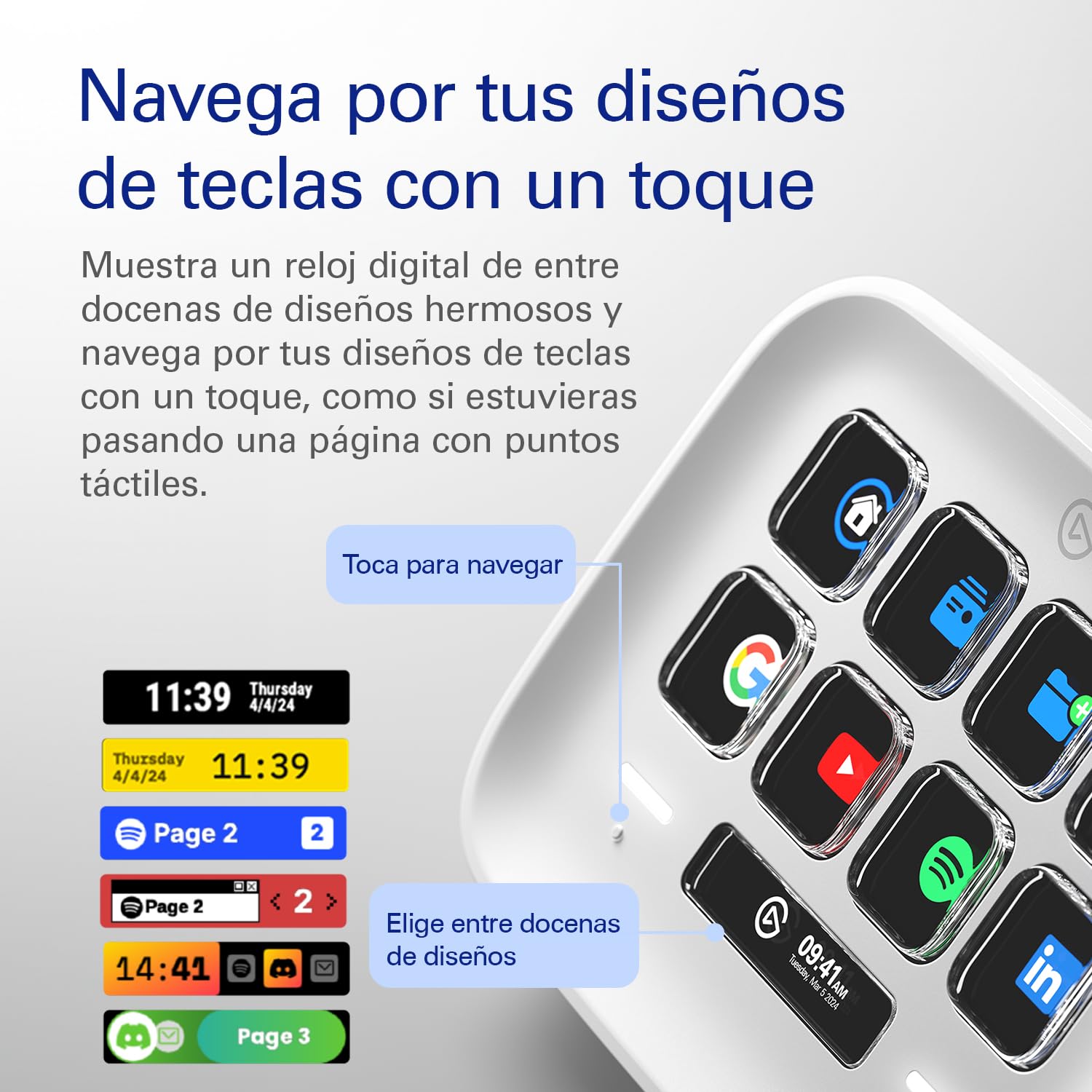 Elgato Stream Deck Neo – 8 teclas personalizables, 2 Touch Points, vuela por tus tareas y procesos - Controla Word, Excel, PowerPoint, Teams, Zoom, Spotify, etc. Configuración sencilla - Para Mac y PC