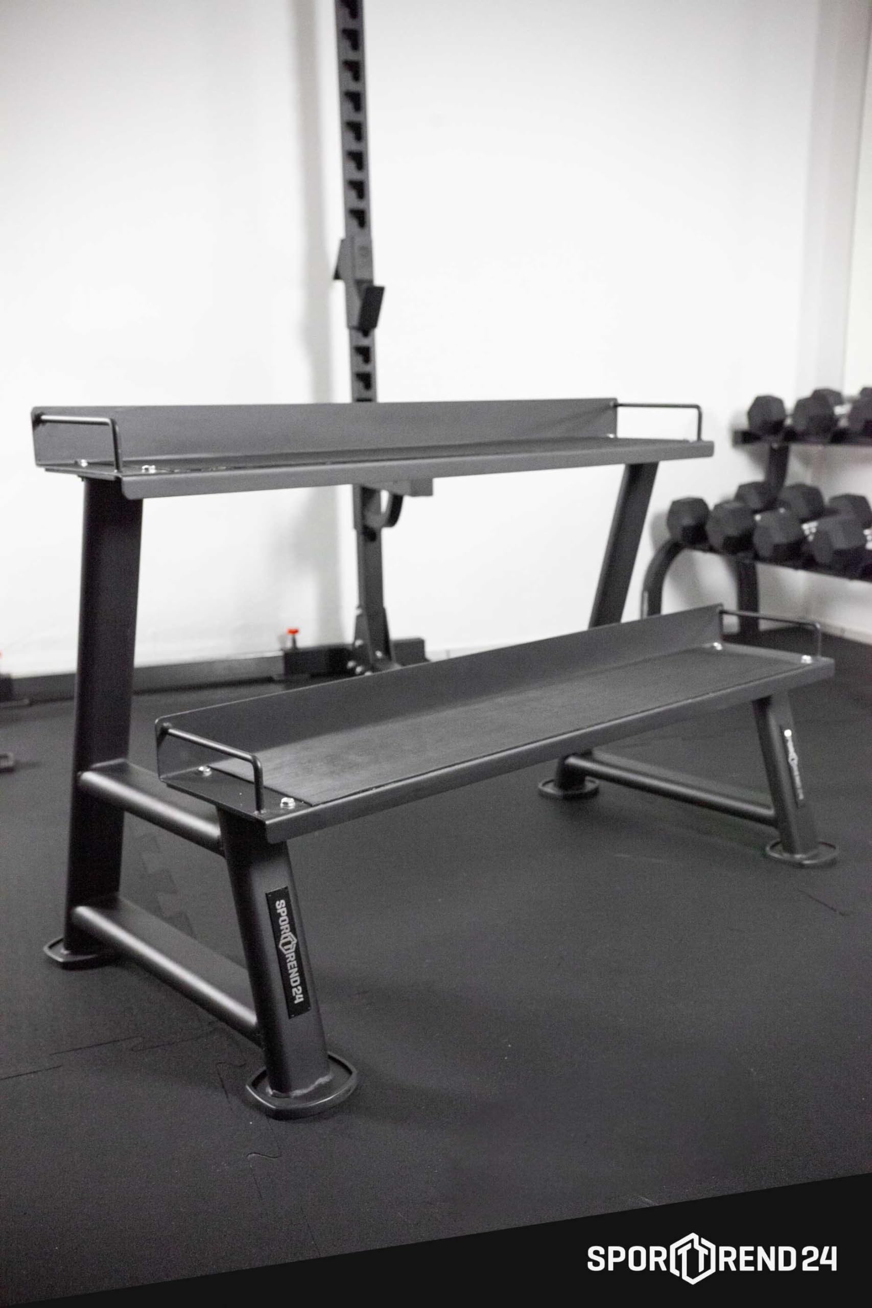 Sporttrend 24® Kettlebellständer | Hantelständer Ständer Ablage Rack Aufbewahrung für 10 Kettlebell Kugelhantel Hantel Sport Fitness Athletik Bodybuildung Home Gym Fitnessstudio Fitnessraum Studio