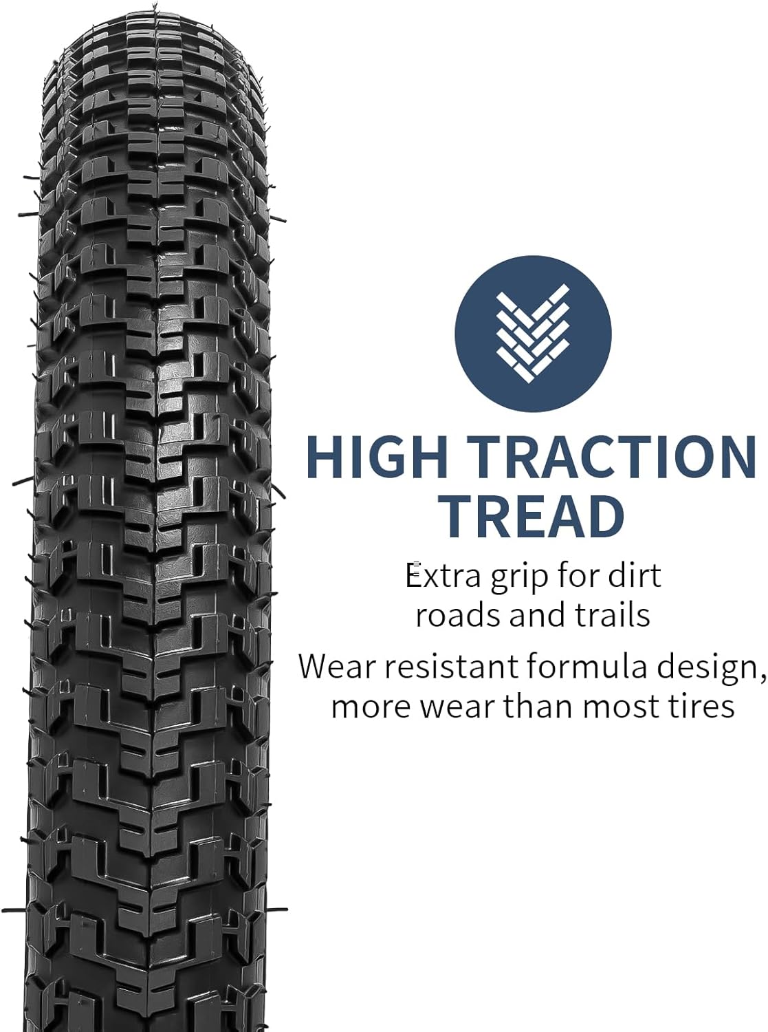 YUNSCM 2-PCS 16" Bike Tires 16x1.75/47-305 and 16" Bike Tubes Schrader Valve Compatible with Stroller/Kid Bike 16 x 1.75 Bicycle Tires and Tubes（Y-687）