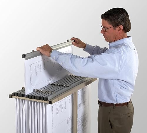 Miniatura 2 de Estante Brookside Design para guardar dibujos técnicos, Beige