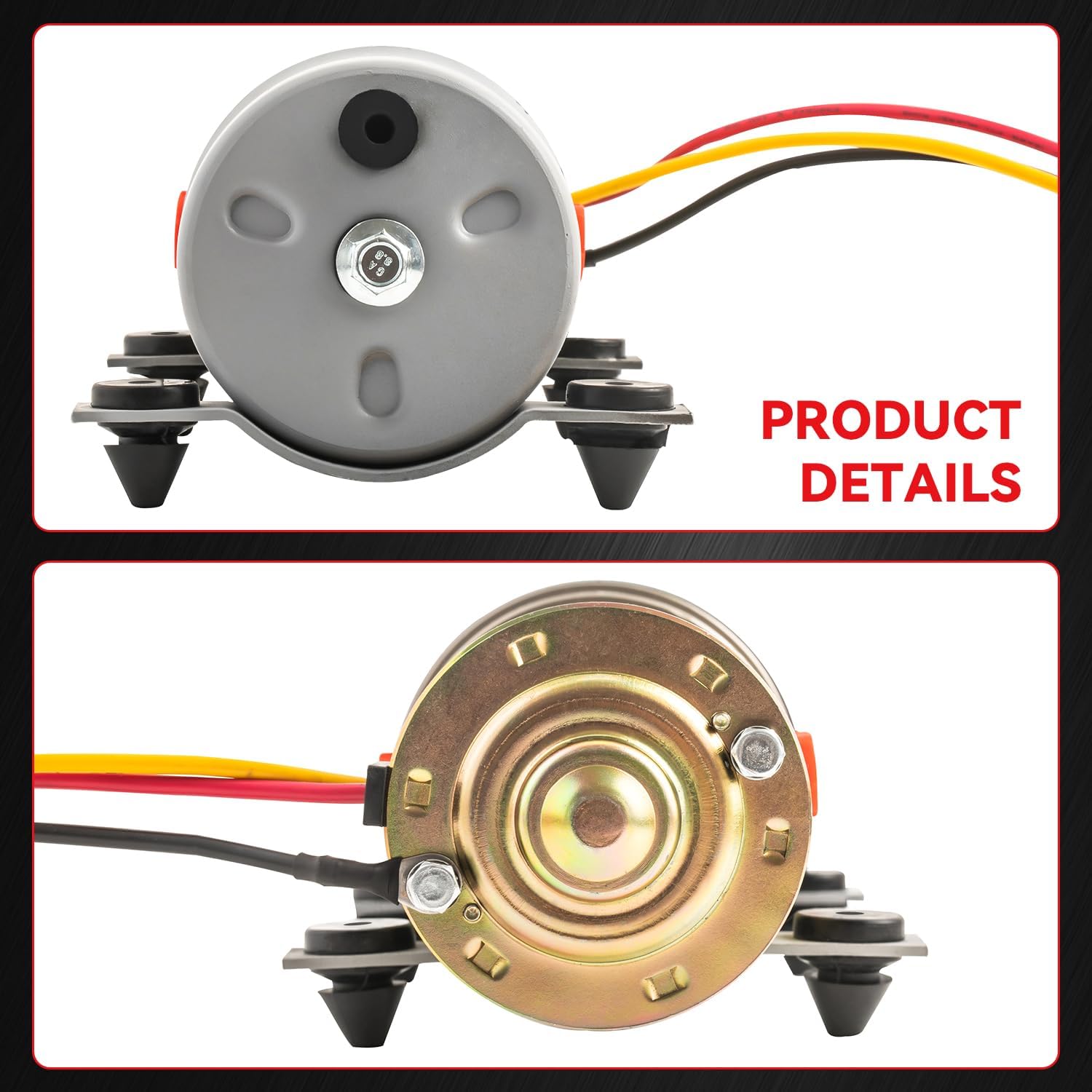 New 1pc Convertible Top Hydraulic Roof Power Pump & Motor Assembly Replacement Kit Compatible With 1994-2004 Mustang & Multiple Models