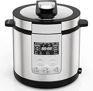 Autocuiseur électrique TOKIT 5 L - 14 Programmes, Cuve Antiadhésive, Commande Via App