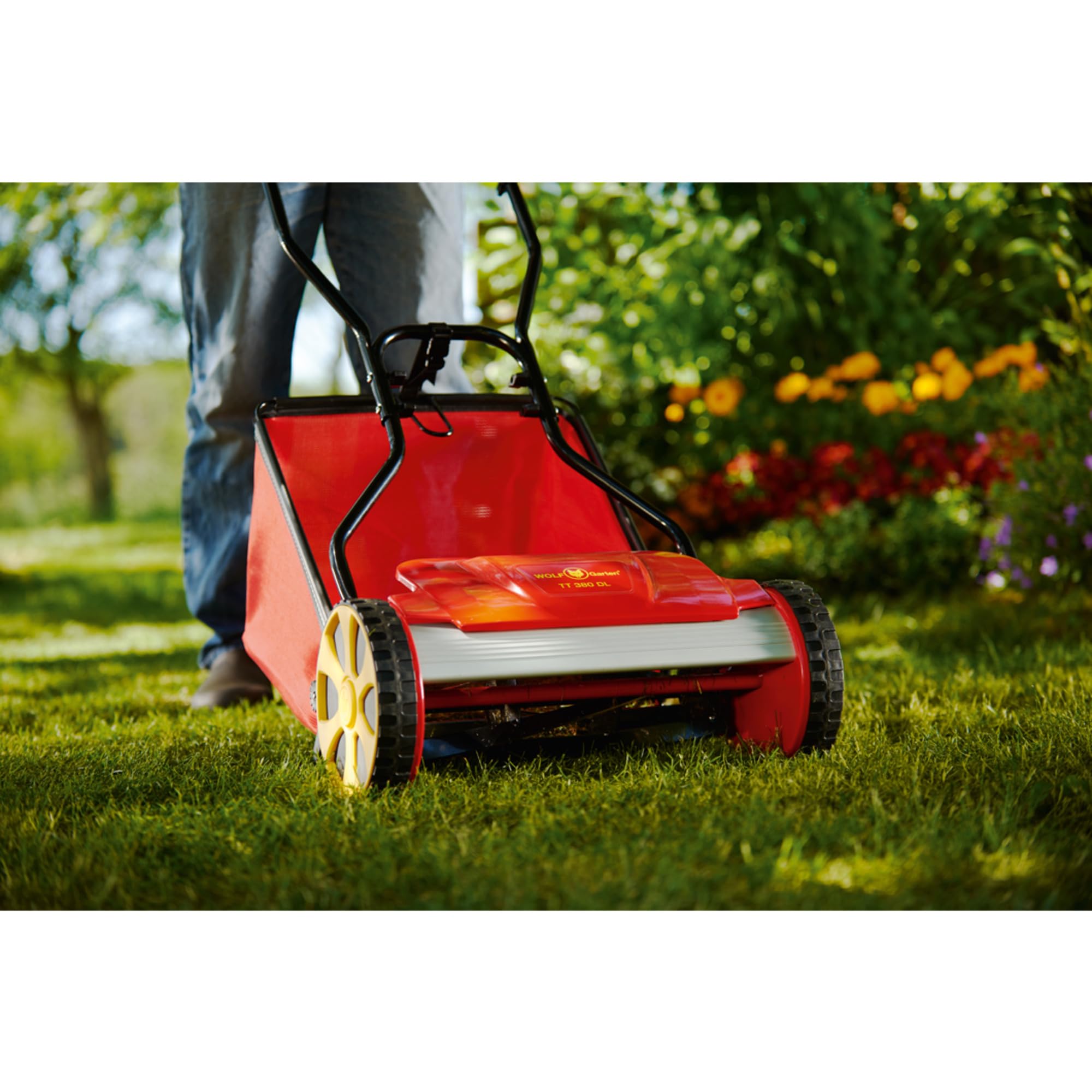 Wolf-Garten 15A-CD-650 TT 380 DL Rasaerba Elicoidale, 38 cm, Rosso/Nero