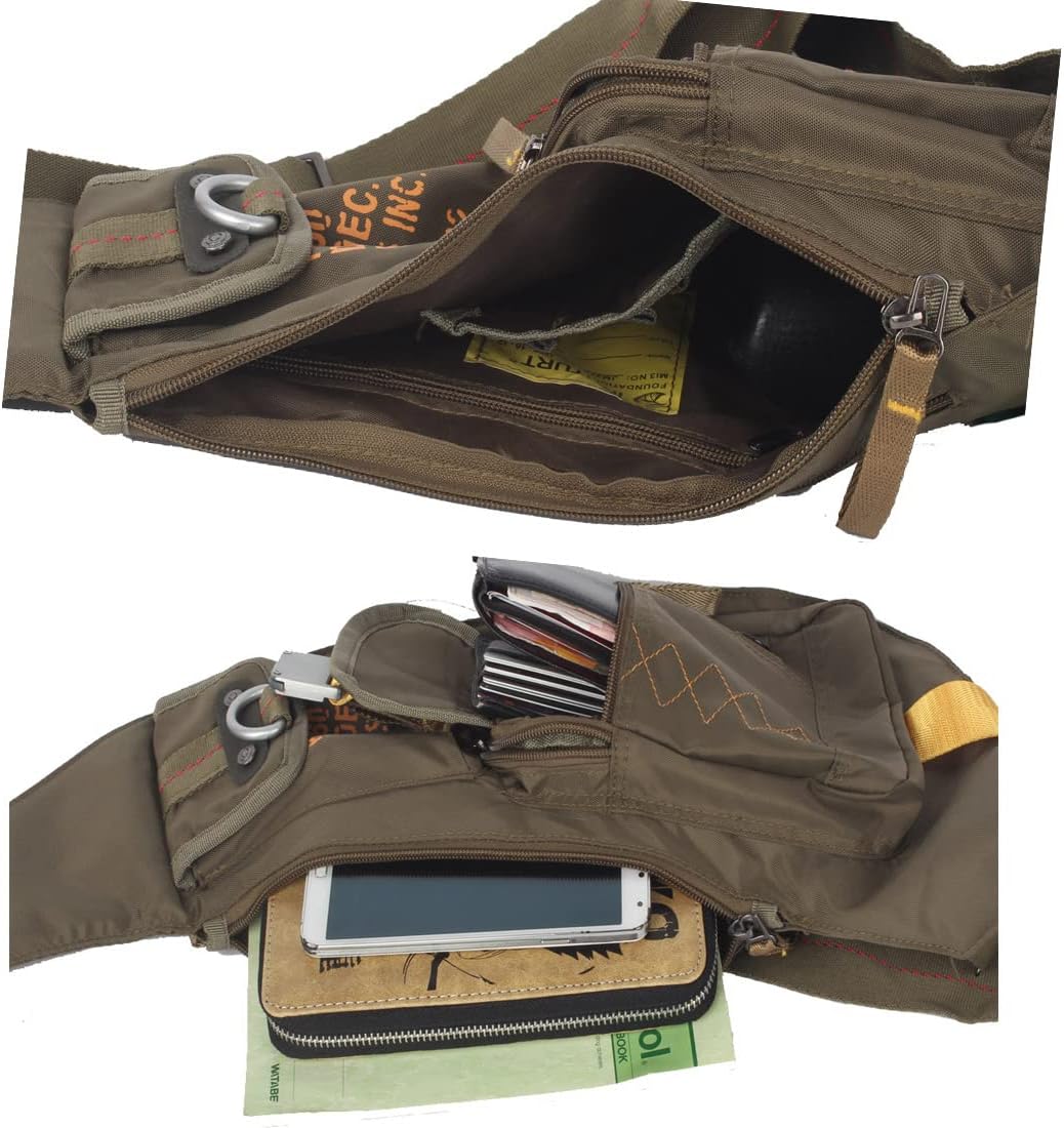 Nylon Sling Bag Small Backpack Crossbody Shoulder Bag Sling Pack - Image 5