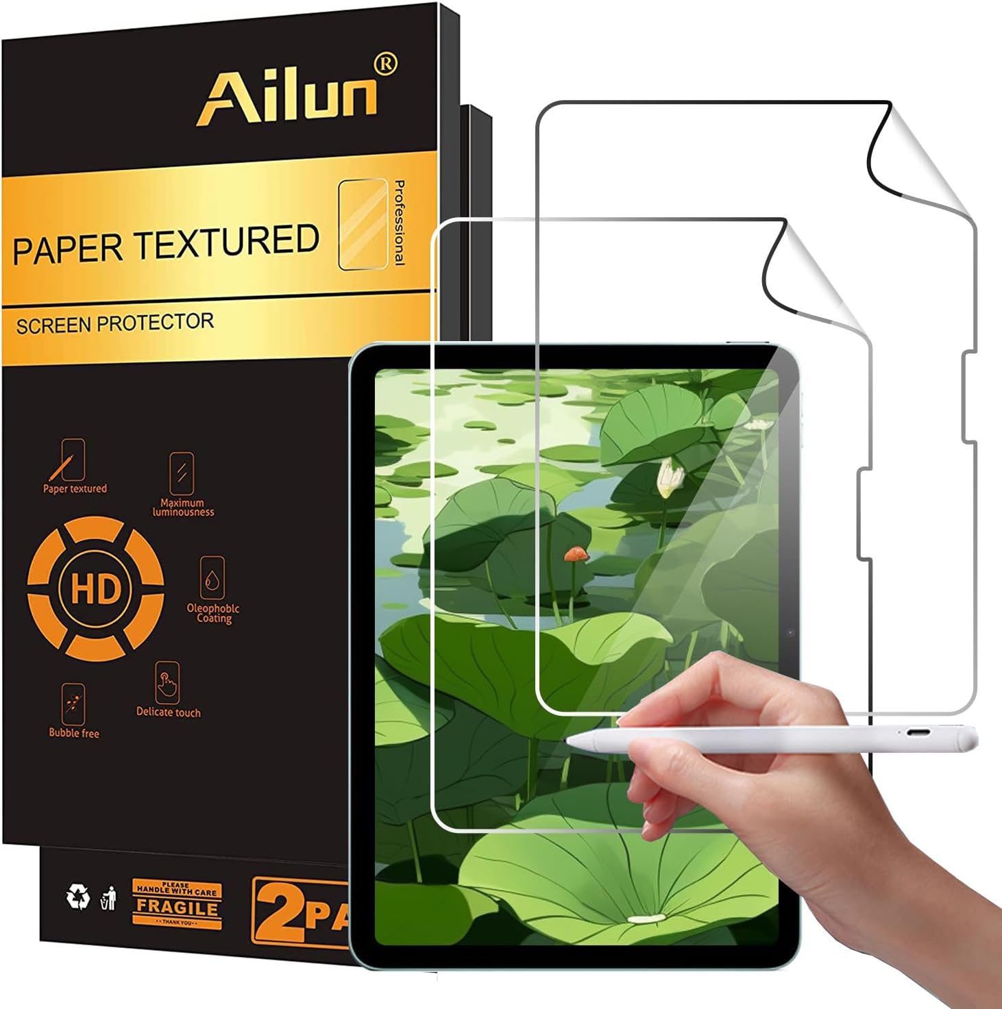 Amazon.com: Ailun Paper Textured Screen Protector for iPad Air 11 Inch ...