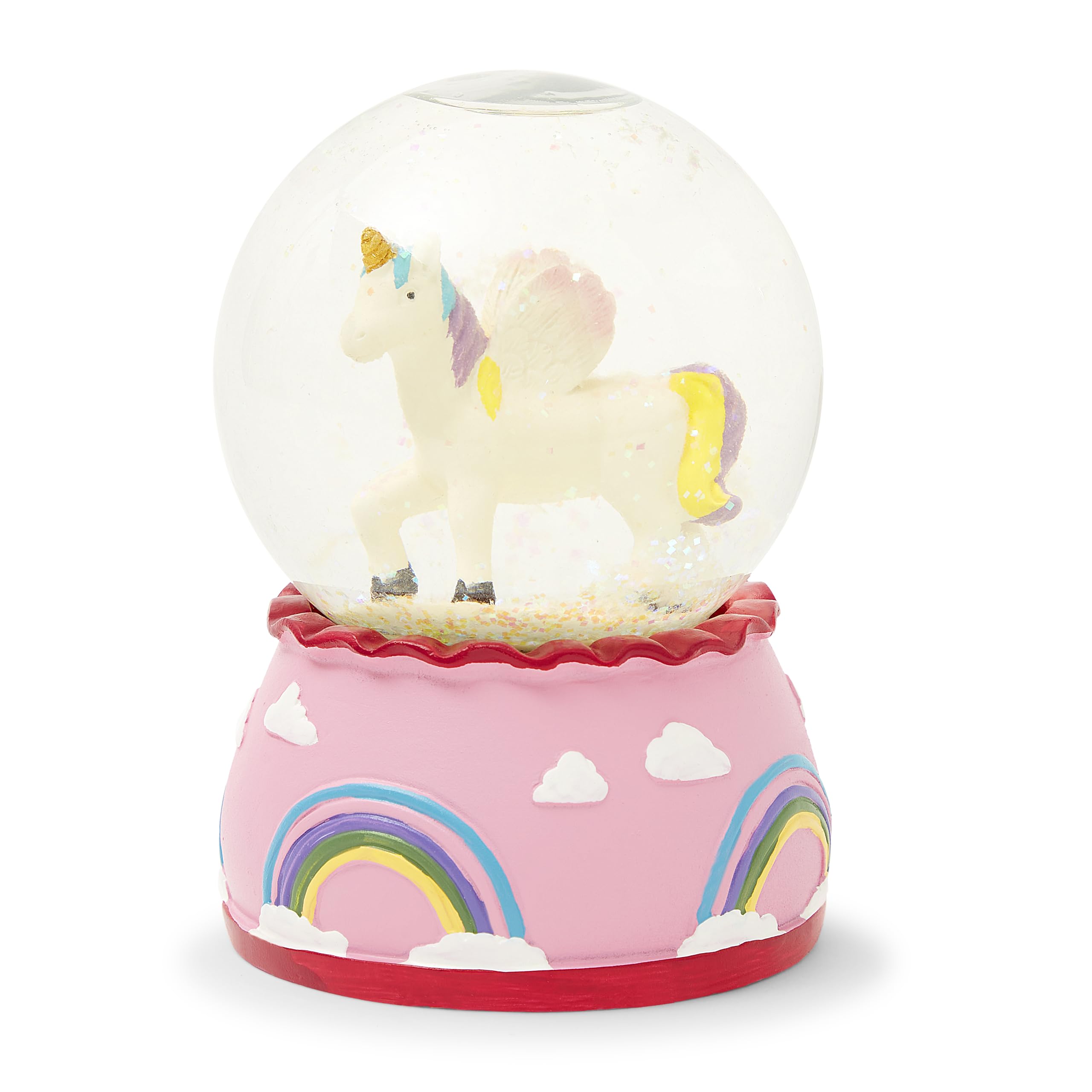 Mousehouse Gifts Standing Unicorn - Unicorn Christmas Snow Globe, Magical Christmas Ornament For Decoration
