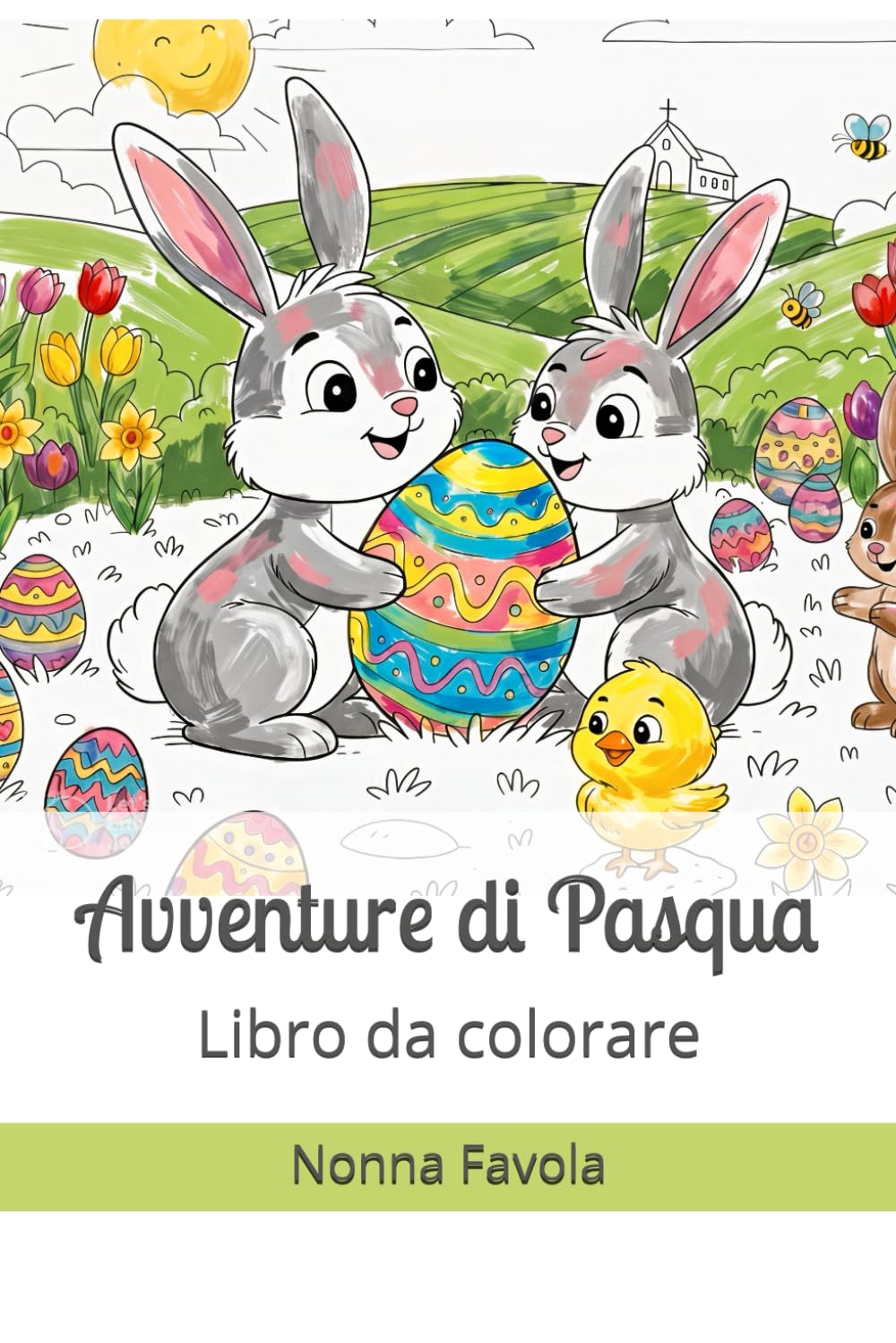 Avventure di Pasqua: Libro da colorare