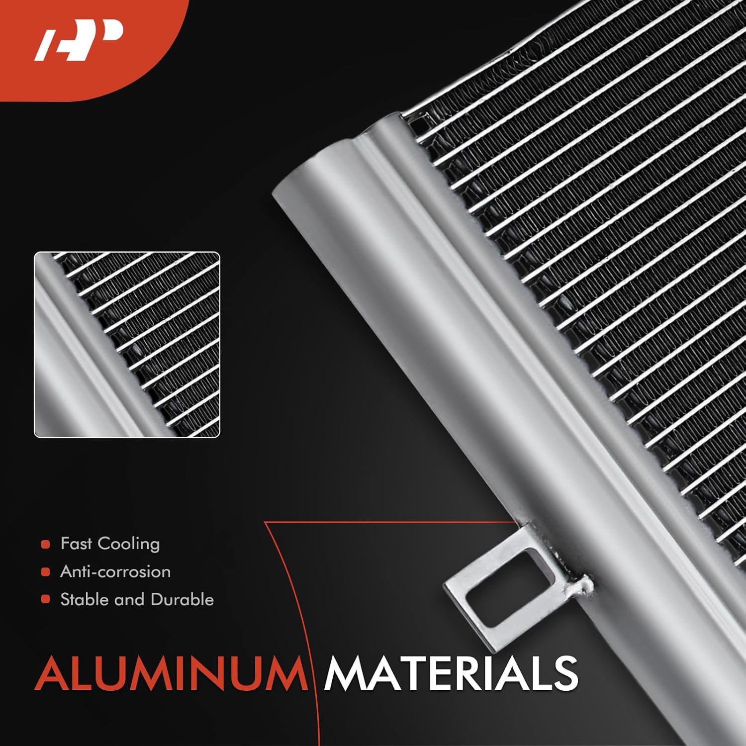 A-Premium Air Conditioning A/C Condenser Compatible with Tesla Model 3 2017-2022, Replace# 107708300B