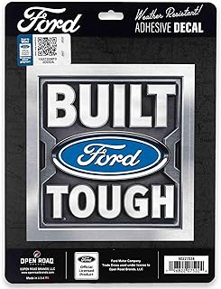 Ford 'Built Tough' Adhesive Vinyl Decal for Auto, Truck, or Laptop Customization
