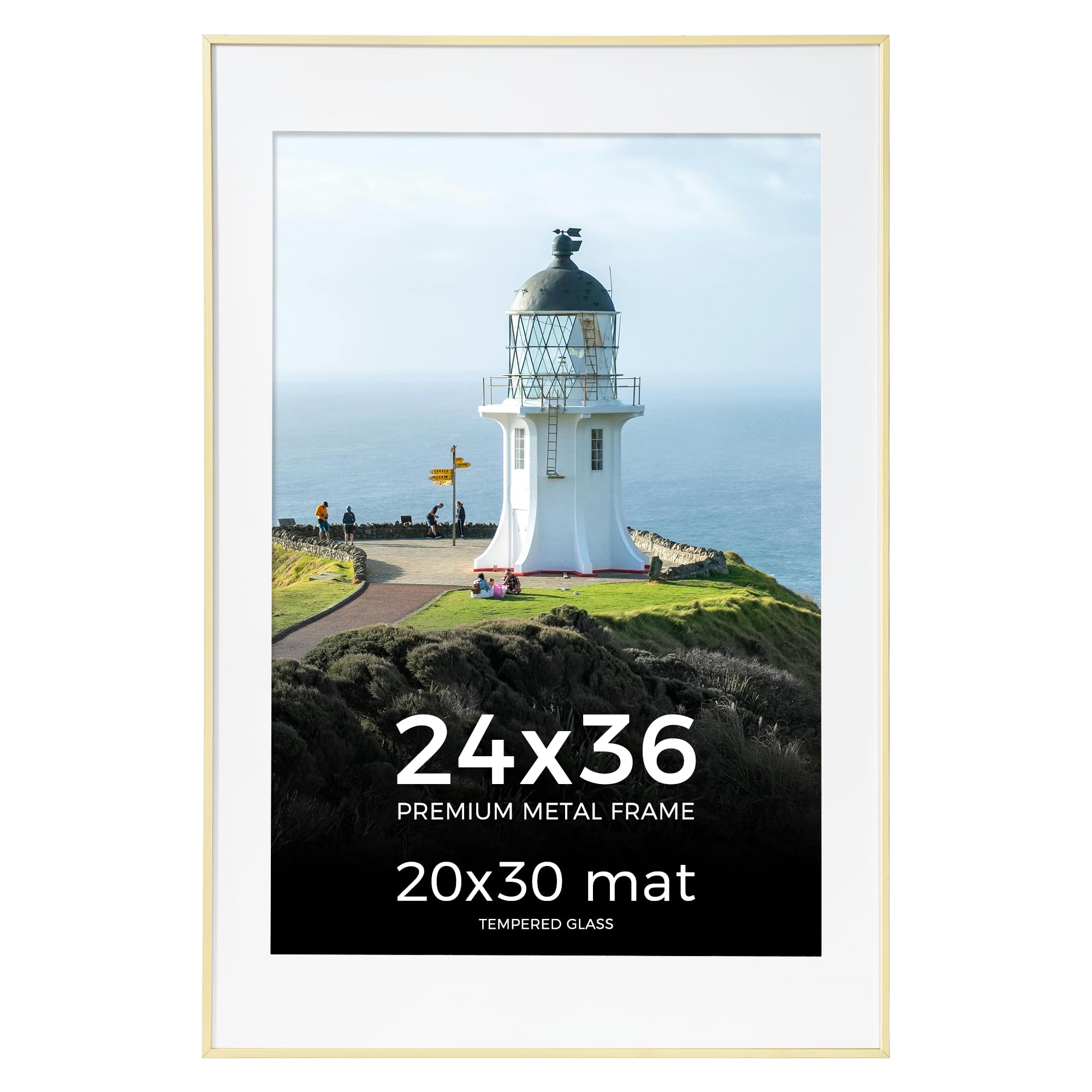 Axeman 24x36 Gold Picture Frame