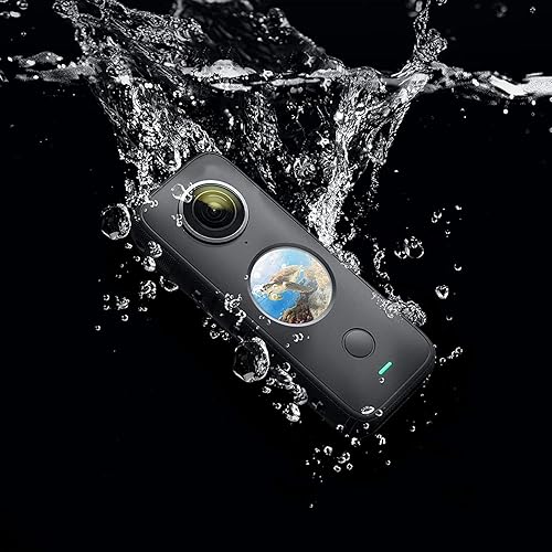 Miniatura 5 de Insta360 ONE X2 - Kit de adhesivos para cámara de acción impermeable de 360 grados, 5.7K 360, estabilización, pantalla táctil, edición AI,