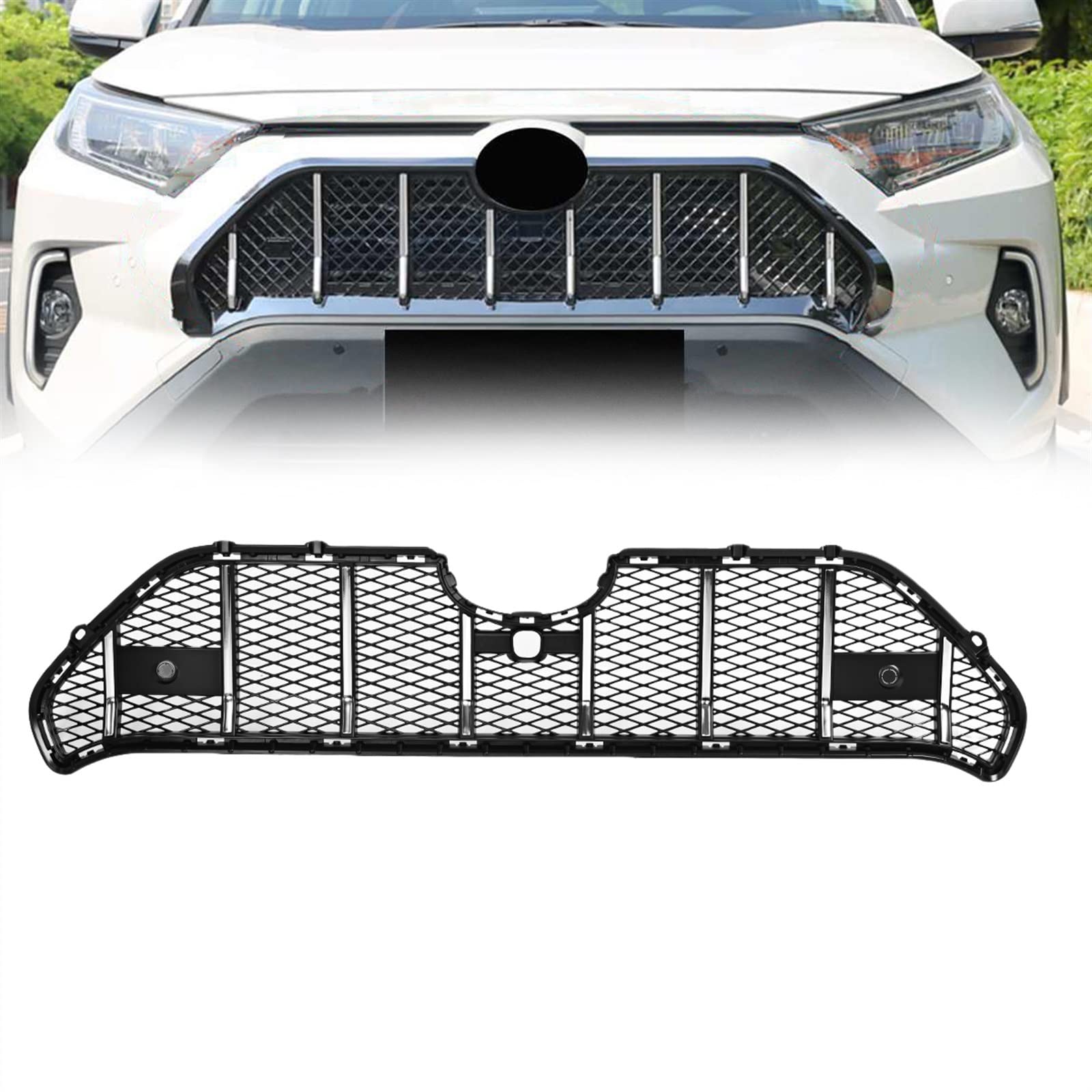 Grille de maille de pare-chocs avant Rav4 protection radiateur 2020