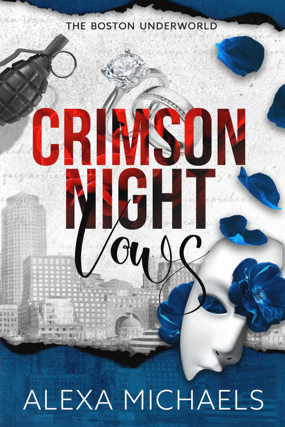 Crimson Night Vows: A Dark Mafia, Arranged Marriage Romance (The Boston Underworld)