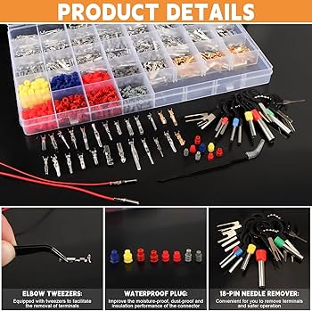 Amazon.com: 969Pcs Automotive Pin Connectors Kit,28 Types