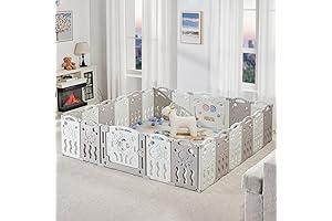 Albott Baby Playpen: 22-Panel Foldable Safe Haven for Indoor/Outdoor Play