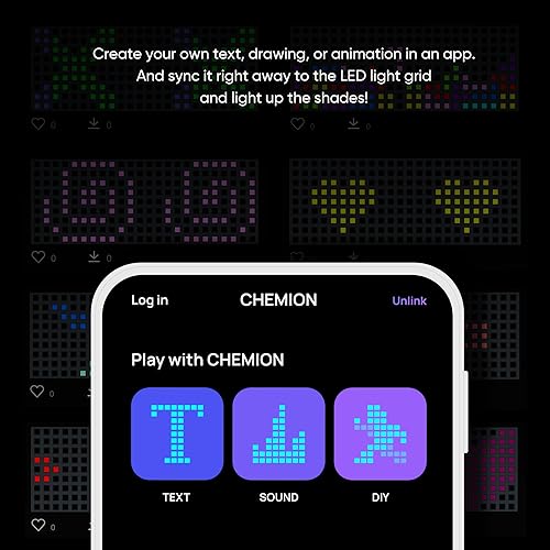 Miniatura 4 de CHEMION Gafas LED para adultos, gafas LED Bluetooth personalizables, perfectas para Navidad, Halloween y fiestas de cumpleaños (color) (versión 2024)