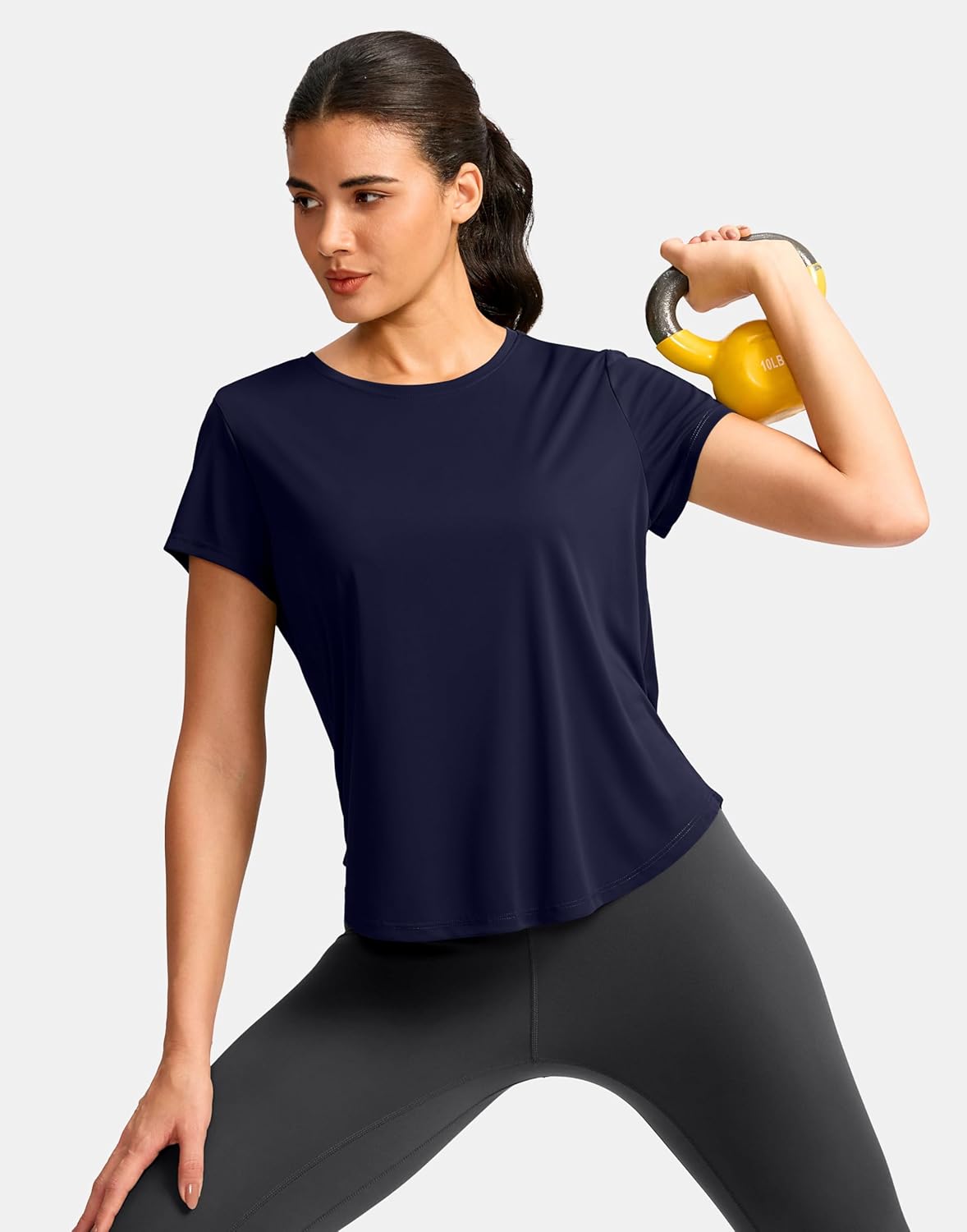 G Gradual Women's Workout Tops Short Sleeve Lightweight Athletic Yoga Running Shirts Loose Fit Quick Dry Gym T-Shirts - Image 4