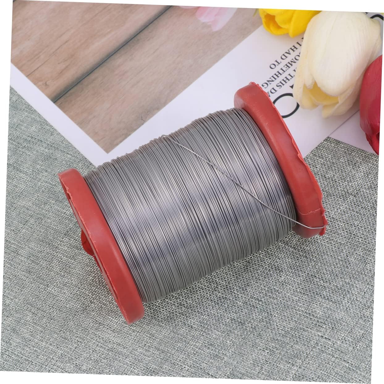 Abaodam 500G Stainless Steel Wire for Beekeeping Durable Framing Wire for Hive Frames Essential Tool for Honeycomb Assembly Beekeeping Supplies