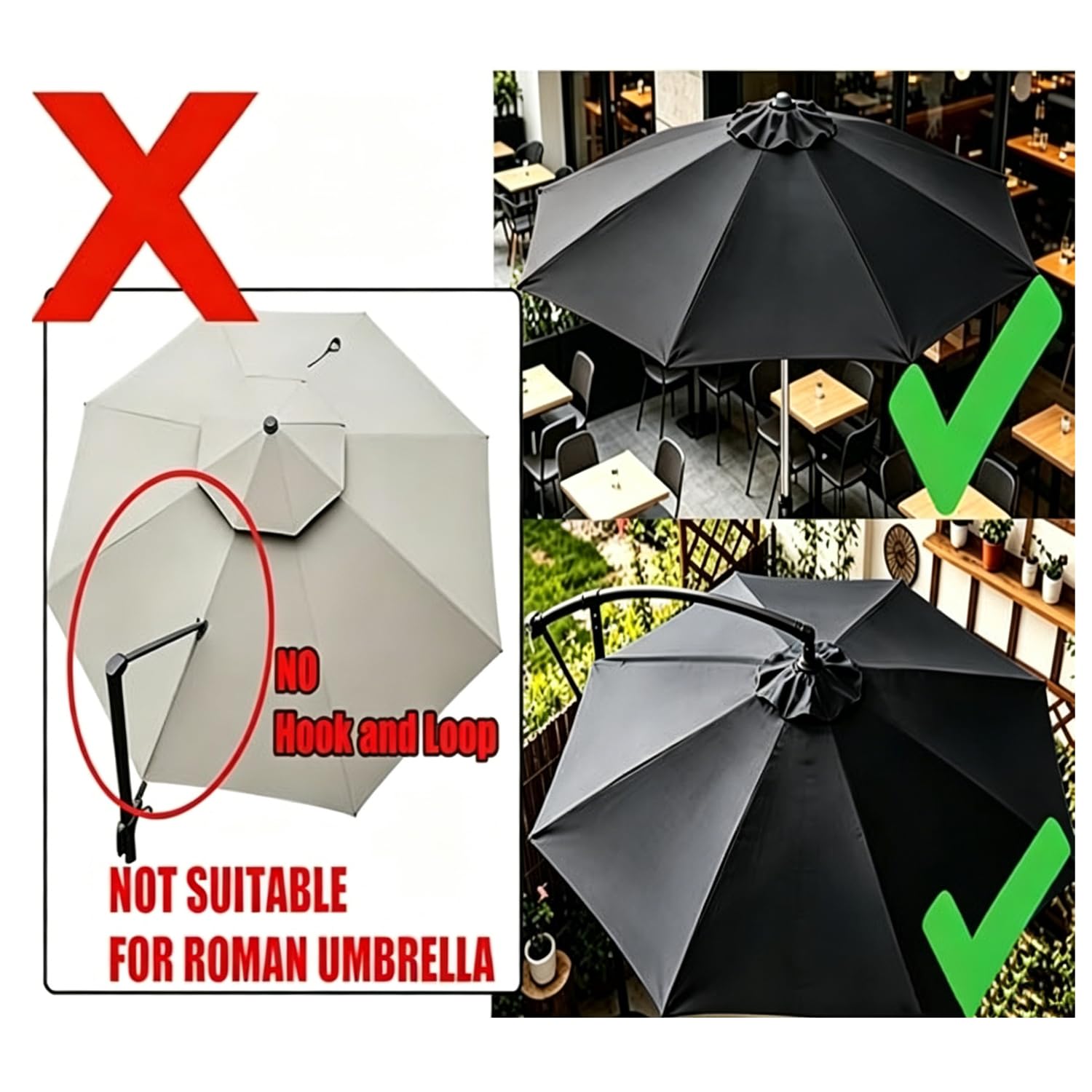 Telo Ricambio Ombrellone 4 m 8 Stecche, Ventilato Baldacchino | Rechange Telo per Ombrellone, Copertura di Ricambio per Ombrellone da Esterno Giardino, Impermeabile Parasole Baldacchino