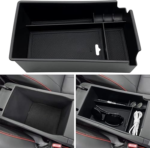 JOJOMARK Compatible con Hyundai Sonata 2020 2021 2022 2023 Accesorios Bandeja de consola central Organizador de almacenamiento interior