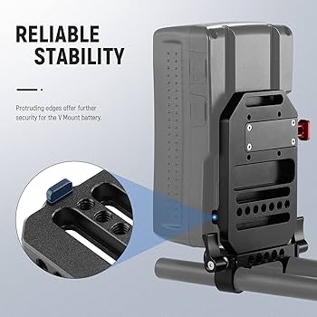 Vマウントバッテリー 多機能プレート Amazon | NEEWER Vマウントバッテリープレート 15mmロッド