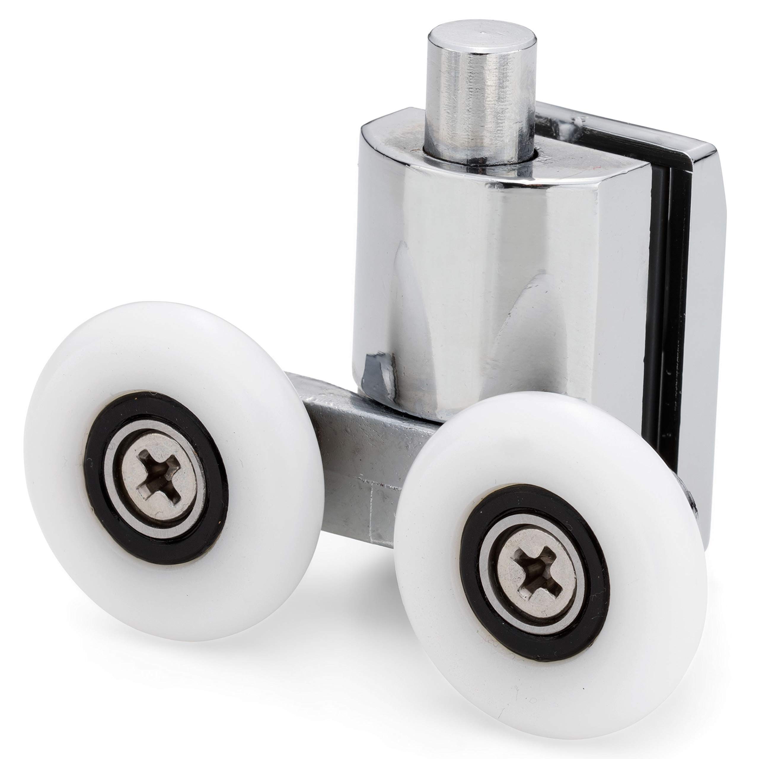 1 X Double Bottom Zinc Alloy Shower Door Rollers/Runners 25Mm Wheel Diameter Es1 5060626642270