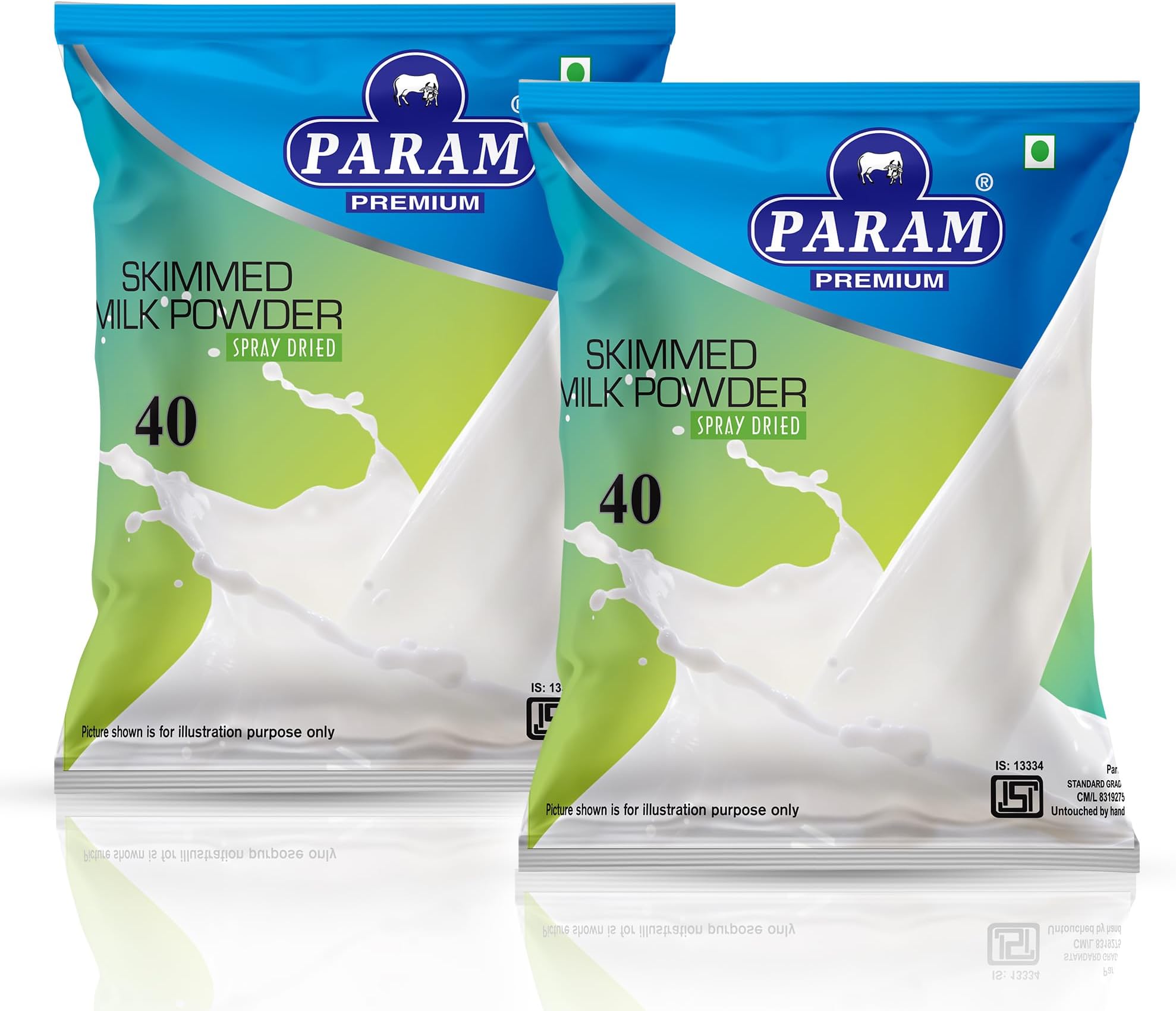 - Param Skimmed Milk Powder 500g (Pack of 2) | 100% Pure & Natural | High Protein, Low Fat, Sugar-Free | No Preservatives | Instant Mix for Tea, Coffee, Cooking & Baking | Fat-Free Dairy Milk Powder