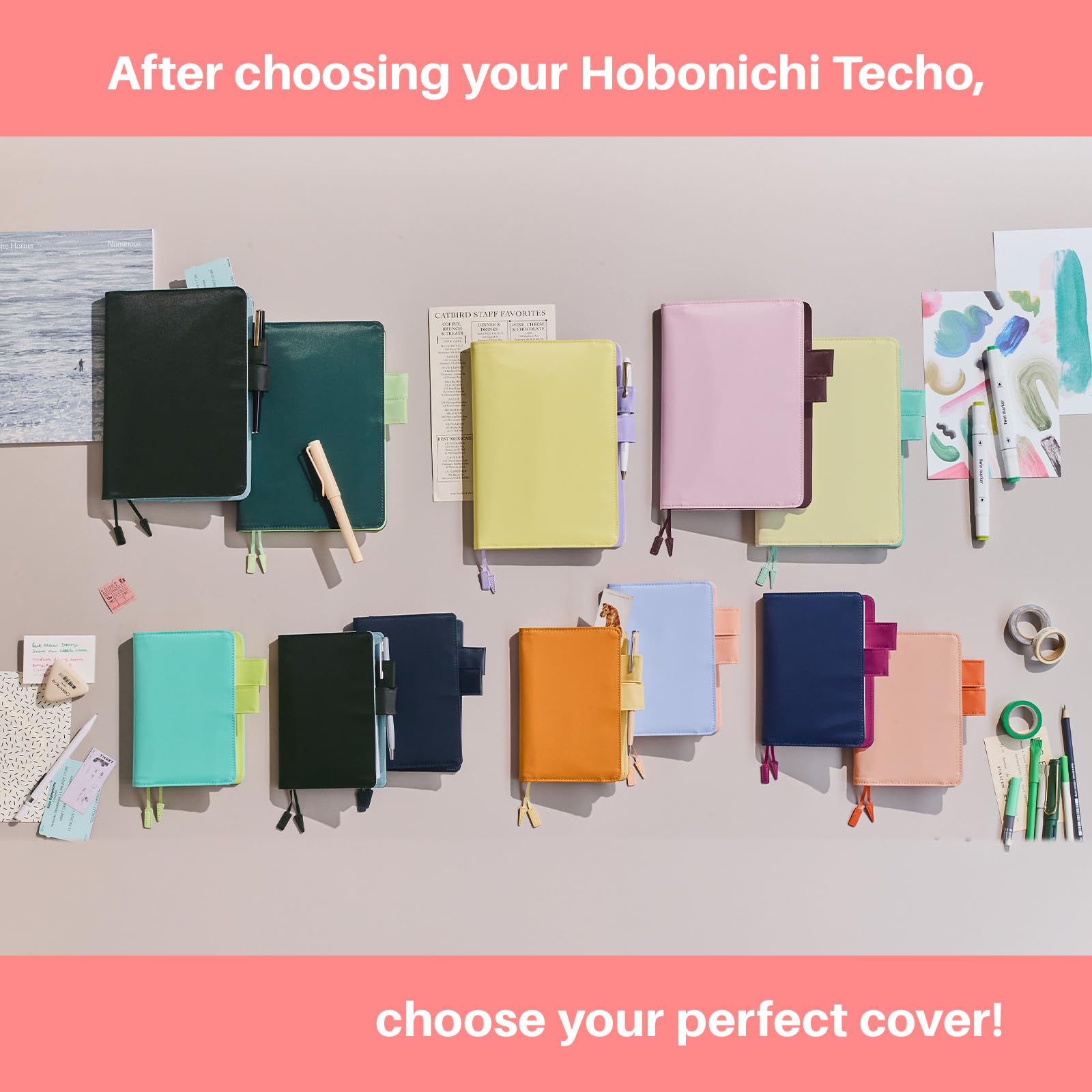 Hobonichi Techo A5 Planner Cover - Liberty Fabrics: Sasha Kiora (Cousin Size, Cover Only)