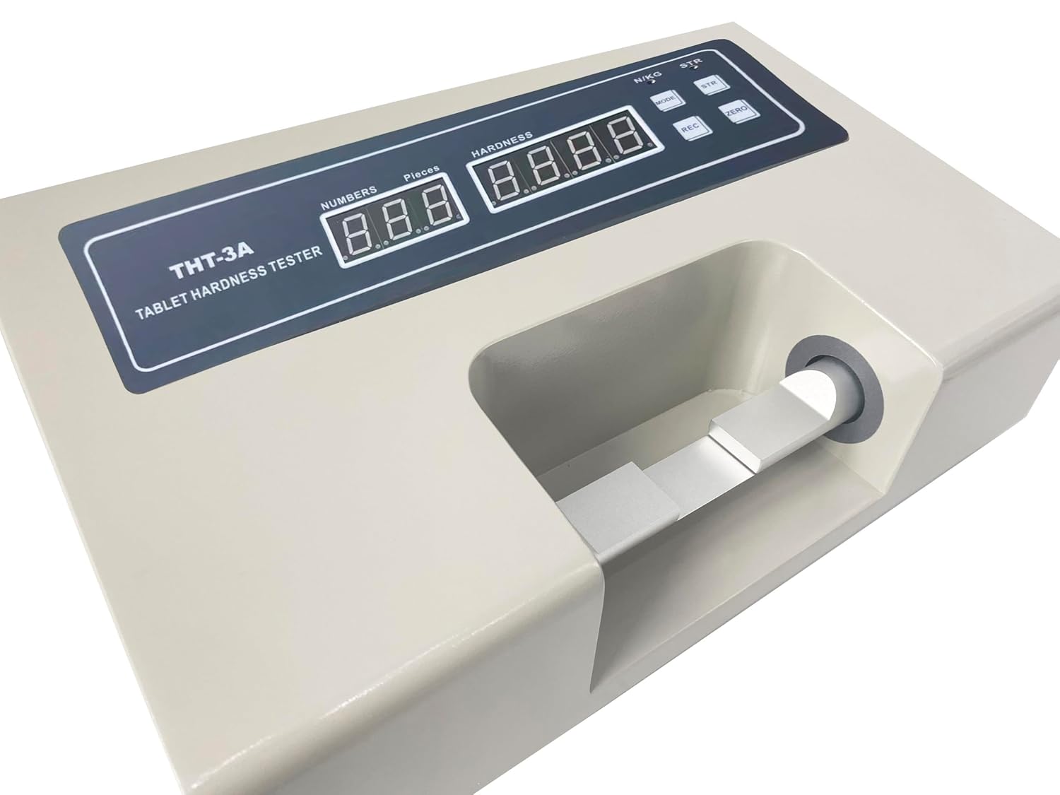 Tablet Hardness Test Durometer Tablets Hardness Tester with Hardness Range 2 to 199.9N Accuracy ±1.5 Automatic Preset Number of Slices Percent for Detecting Breaking Hardness of Tablet