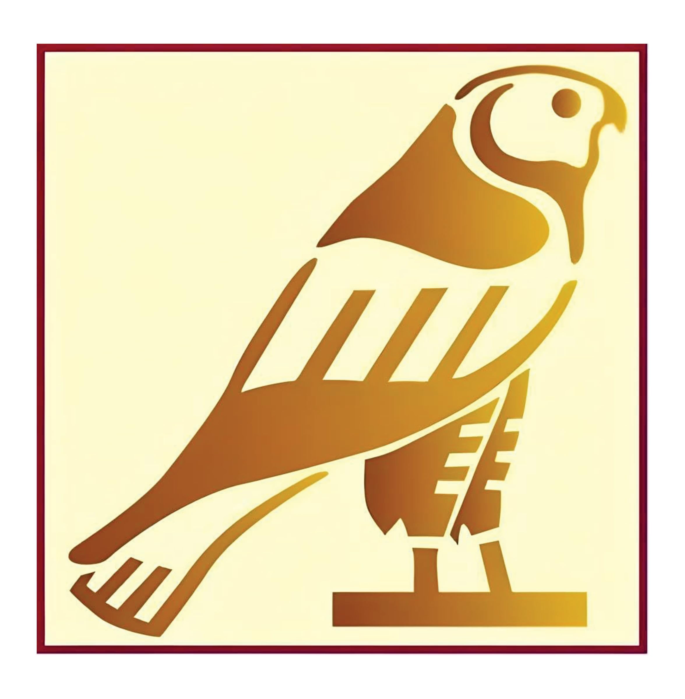 Ancient Egyptian Hawk Large Stencil Template 10" x 10" for Painting, Wall Art, Crafts & DIY Projects – Reusable Mylar Stencil for Home Decor, Furniture & Scrapbooking – The Artful Stencil