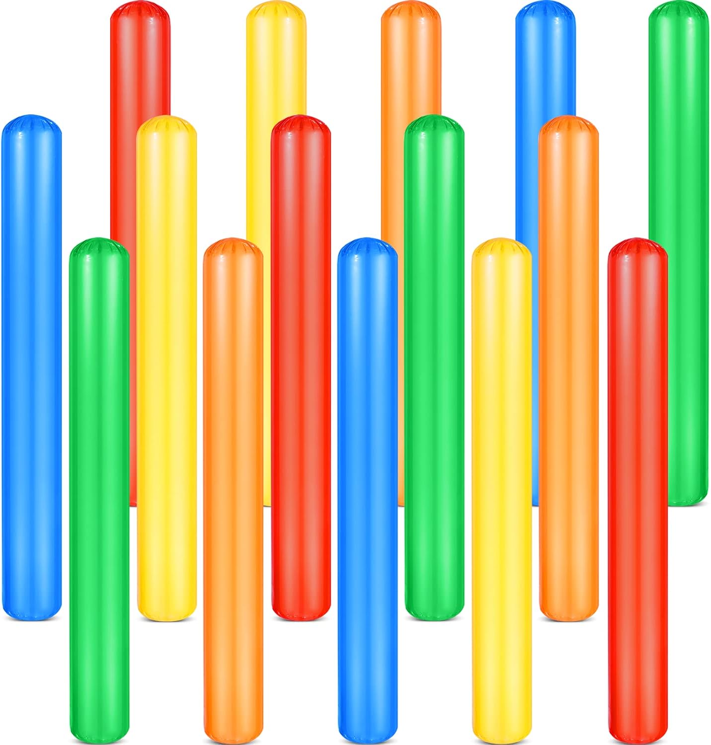 Pool Inflatable Sticks 41.3 Inch Pool Noodles PVC Swimming Noodles Colorful Inflatable Pool Noodle Adults Float Water Noodles Outdoor Water Games Toy for Beaches Swimming Pool Party Decor (5 Pieces) : Toys & Games