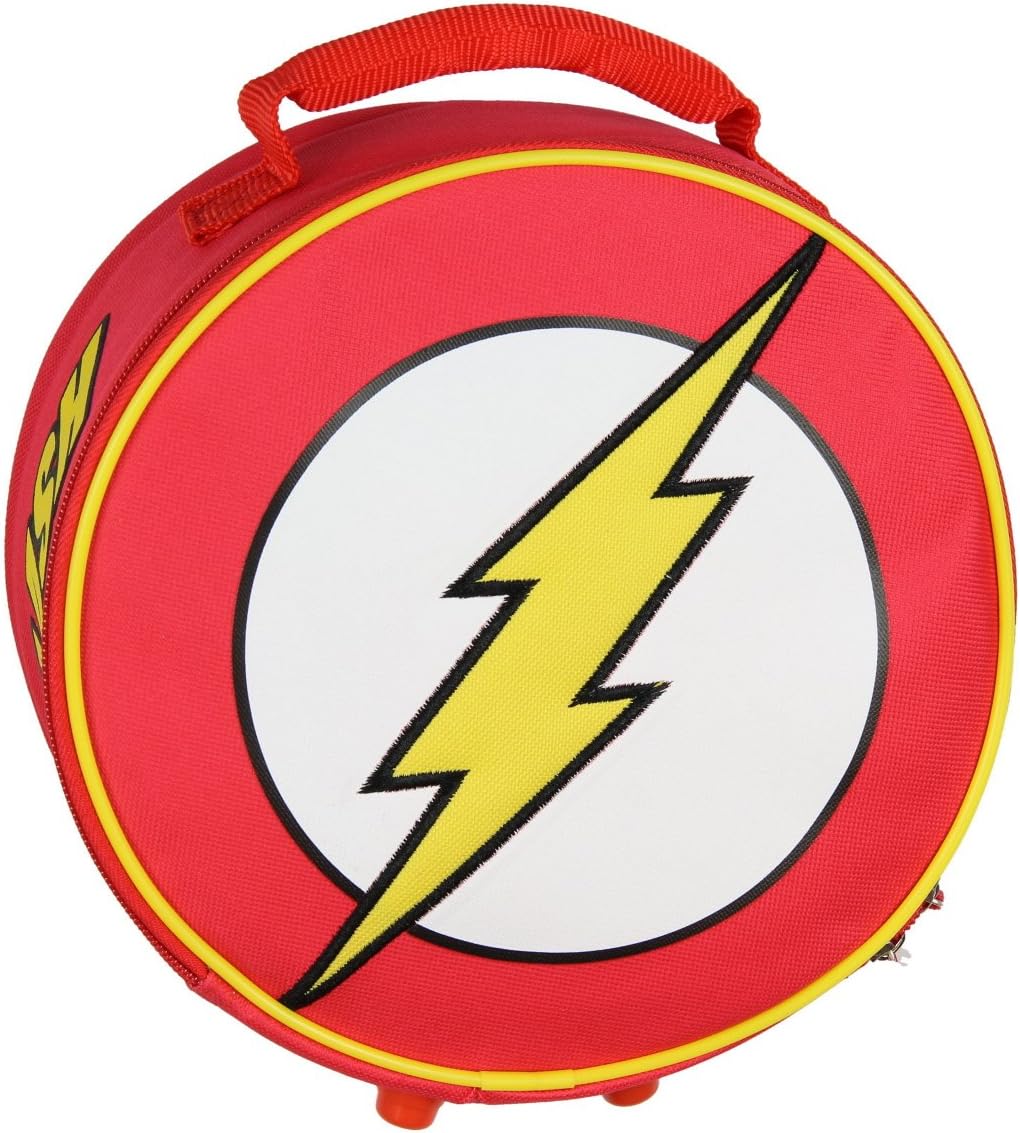 DC Comics Flash Lunch Box Soft Kit Insulated Cooler Circle Bag