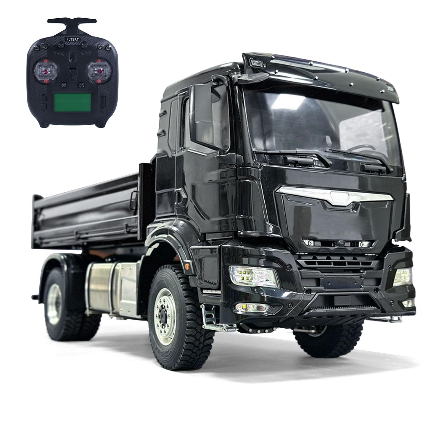 TOUCAN RC HOBBY 4x4 1 14 RC Hydraulic Dumper Trucks Metal Cabin Remote Control Tipper Car Models for