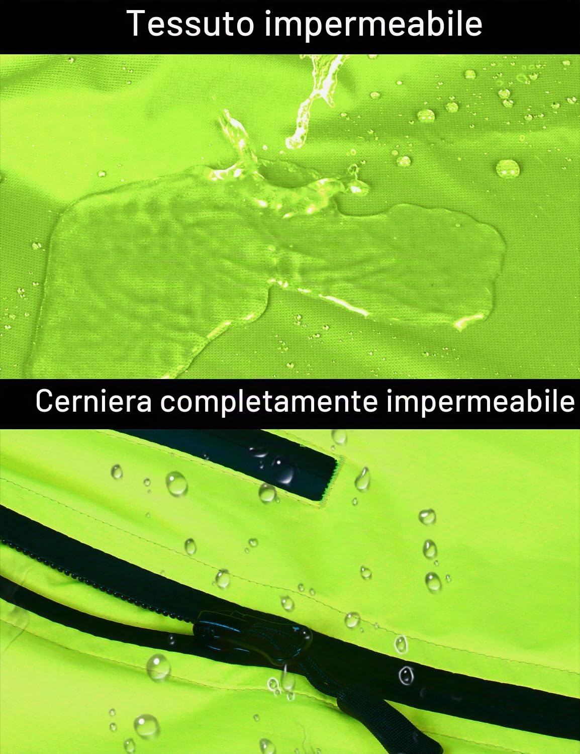 baleaf Giacca Ciclimo Uomo Impermeabile Antivento Leggero da Moto Trekking Running