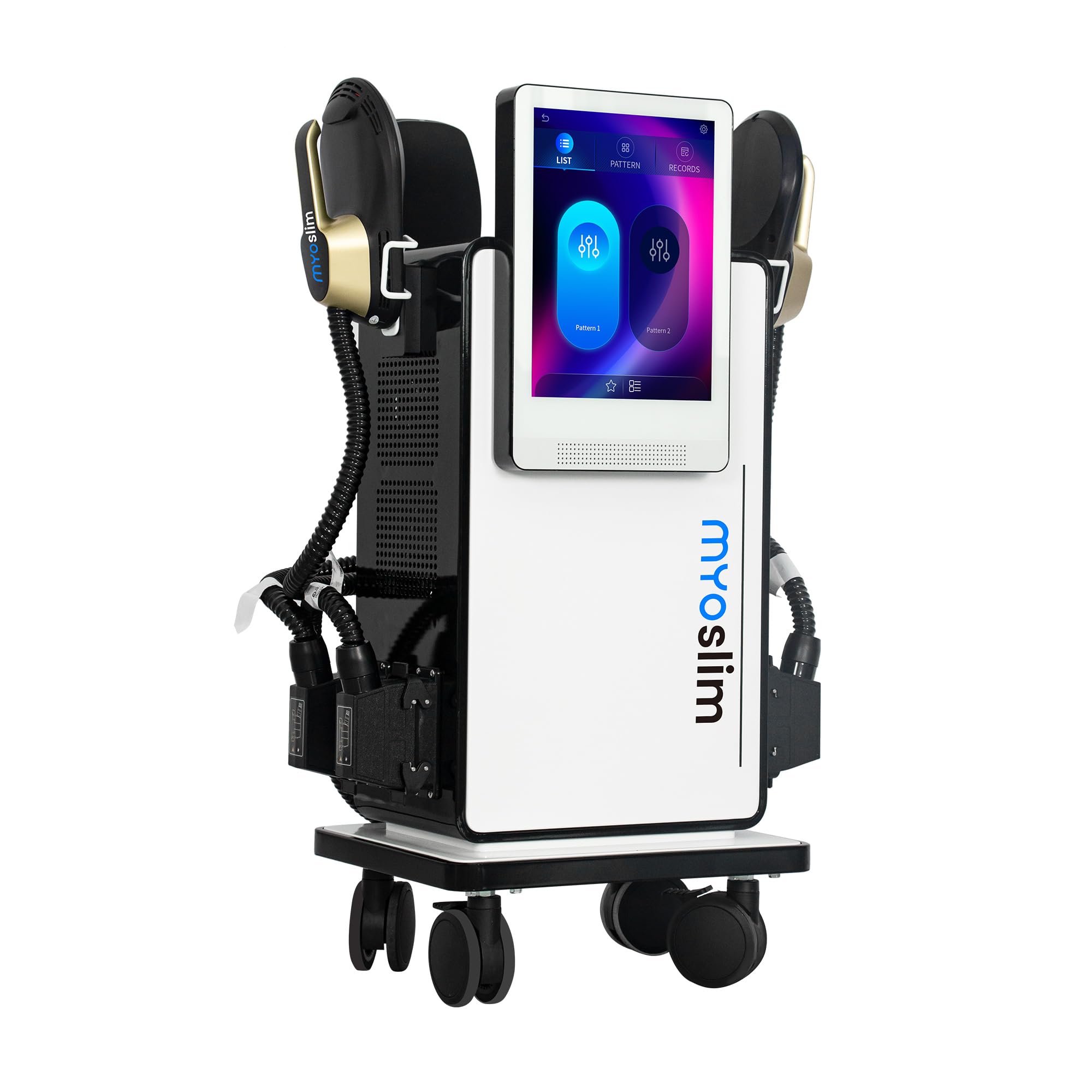 Dispositivo profesional de electroestimulación muscular para moldear el cuerpo: Un dispositivo de estimulación electromagnética que se utiliza para aliviar la rigidez muscular y reducir la grasa.