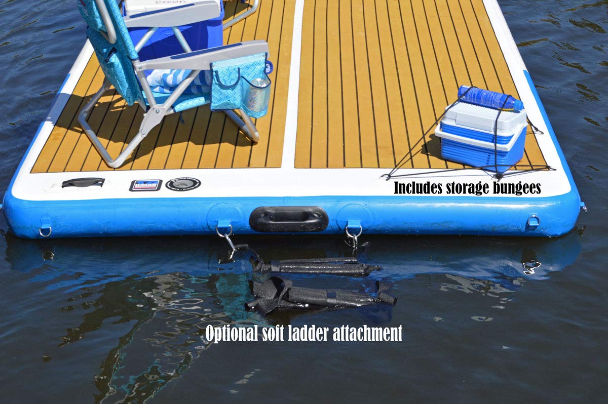 Inflatable Sport Boats Yacht Dock 10' x 6' x 6 inches Thick Inflatable