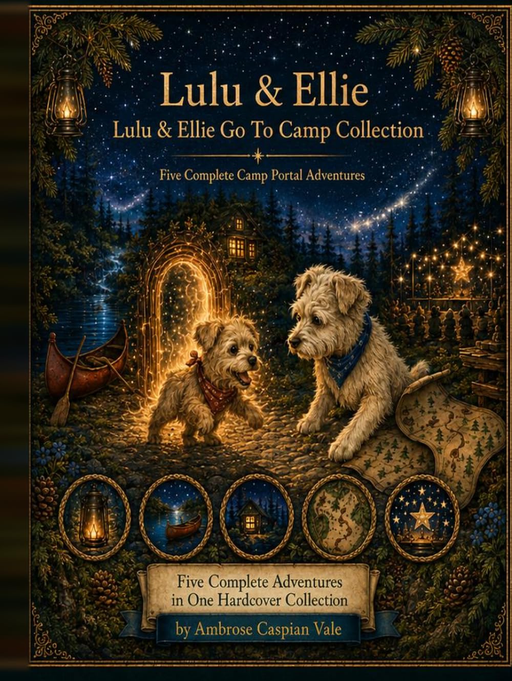 Lulu & Ellie Go To Camp Collection: Five Complete Camp Portal Adventures (Lulu & Ellie Adventures Hardcover Collections)