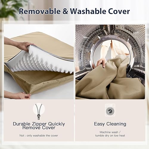 Vista 20 de BFPETHOME Camas para perros grandes, para exteriores, cama impermeable para perros medianos, grandes y extragrandes, cama ortopédica para perros