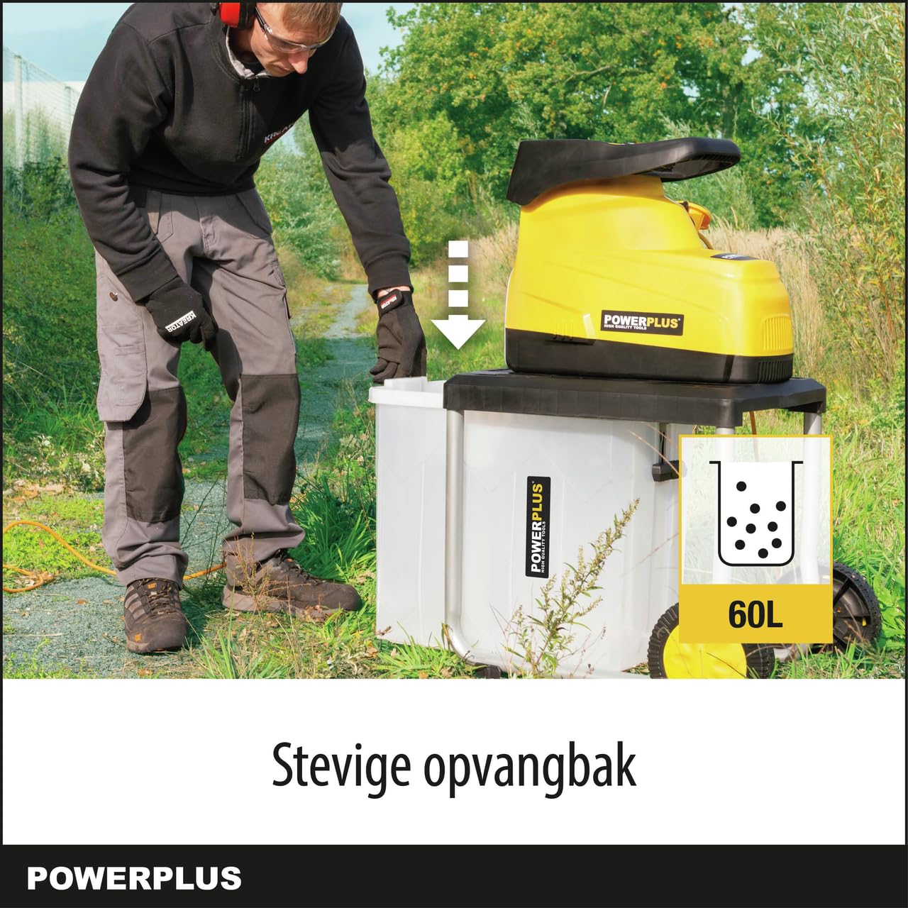 PowerPlus POWXG6462 POWXG6462-Trituradora - Jardín silencioso (2800 W)