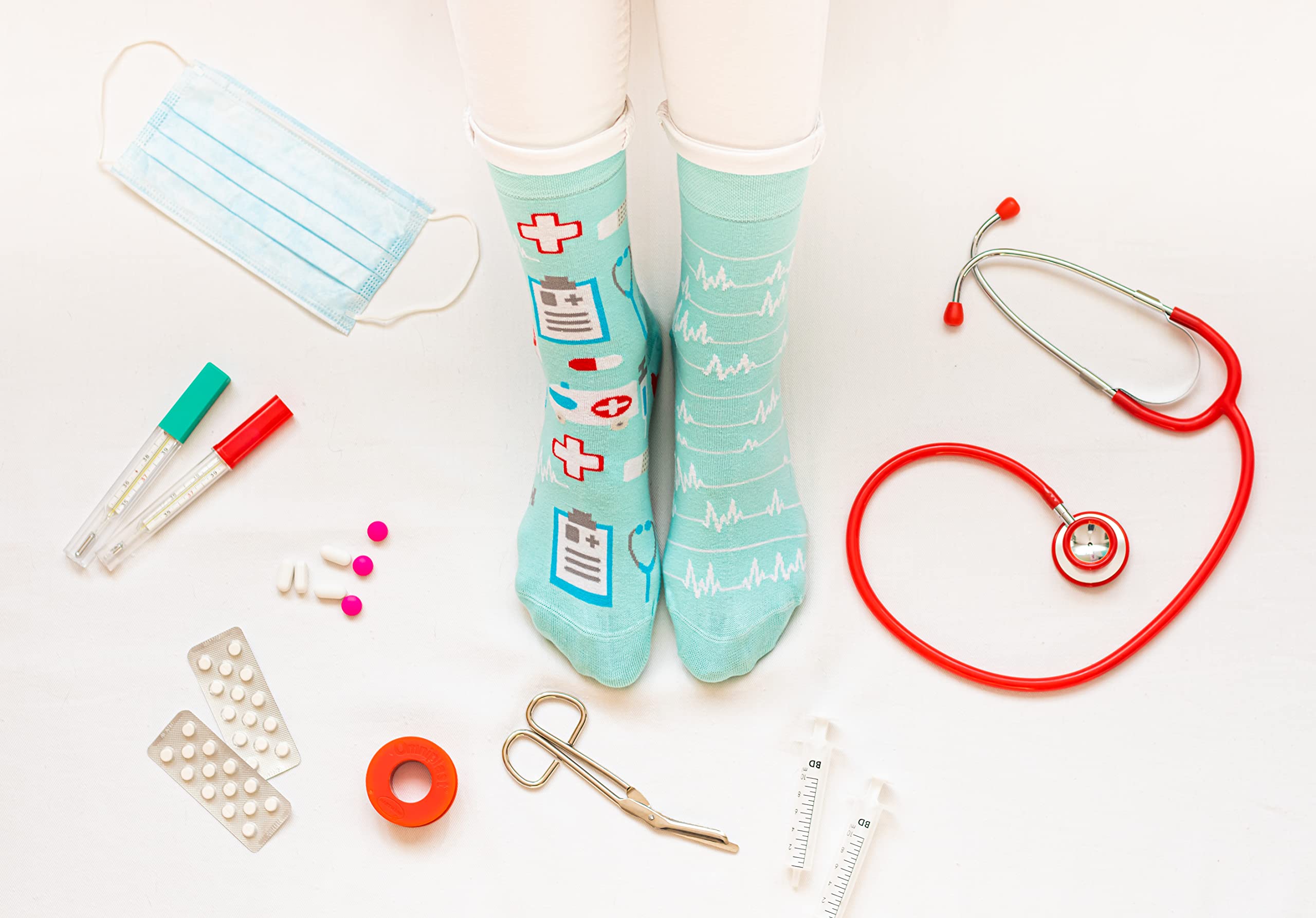 Dedoles Calzini Unisex Donna Uomo & Bambini Calze Cotone con tanti Design divertenti Calcio Bicicletta Piante Cavalli Regalo sinistra destra diversi